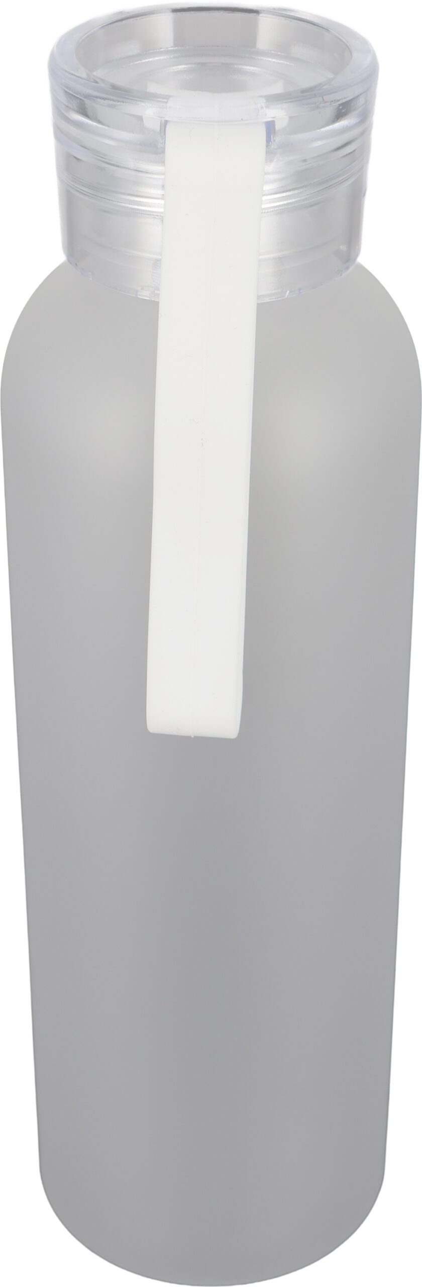 Butelka PET soft touch READING 550 ml - z logo z własnym nadrukiem, kolor przeźroczysty