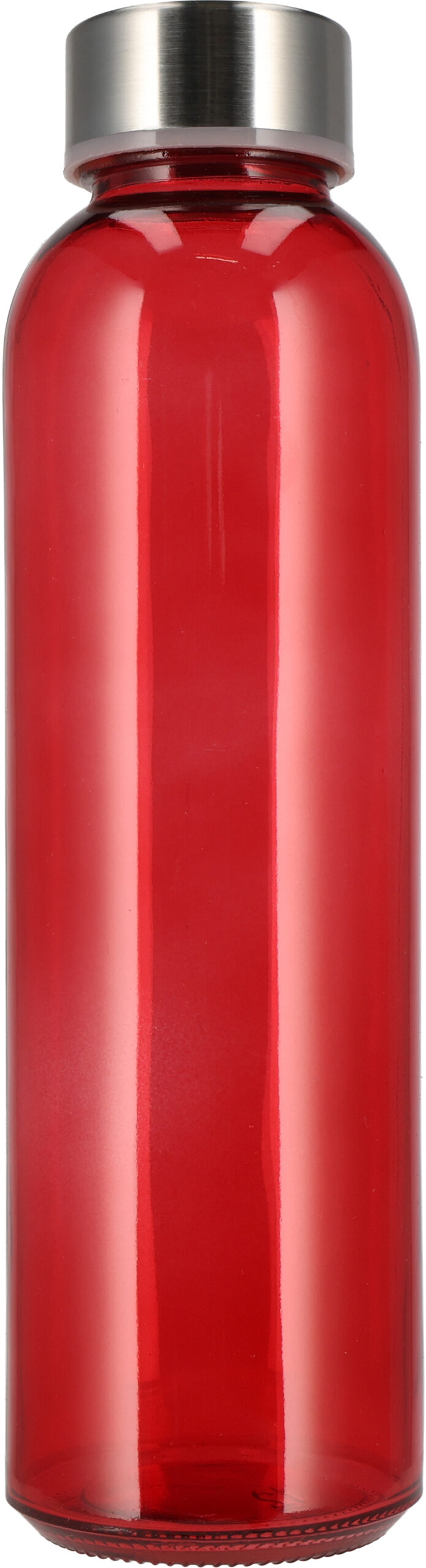 Butelka szklana INDIANAPOLIS 500 ml - z logo z własnym nadrukiem, kolor czerwony