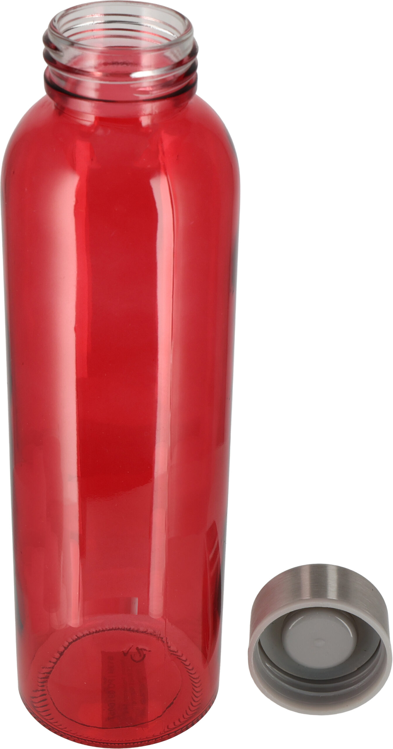 Butelka szklana INDIANAPOLIS 500 ml - z logo z własnym nadrukiem, kolor czerwony