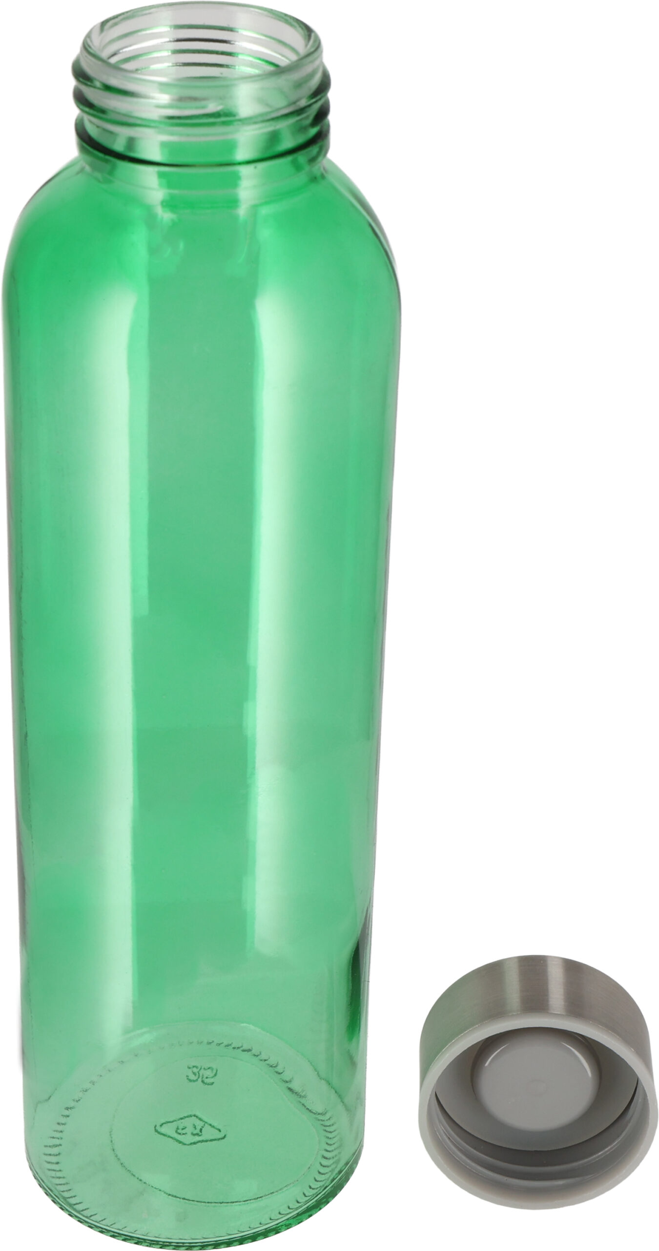 Butelka szklana INDIANAPOLIS 500 ml - z logo z własnym nadrukiem, kolor zielony