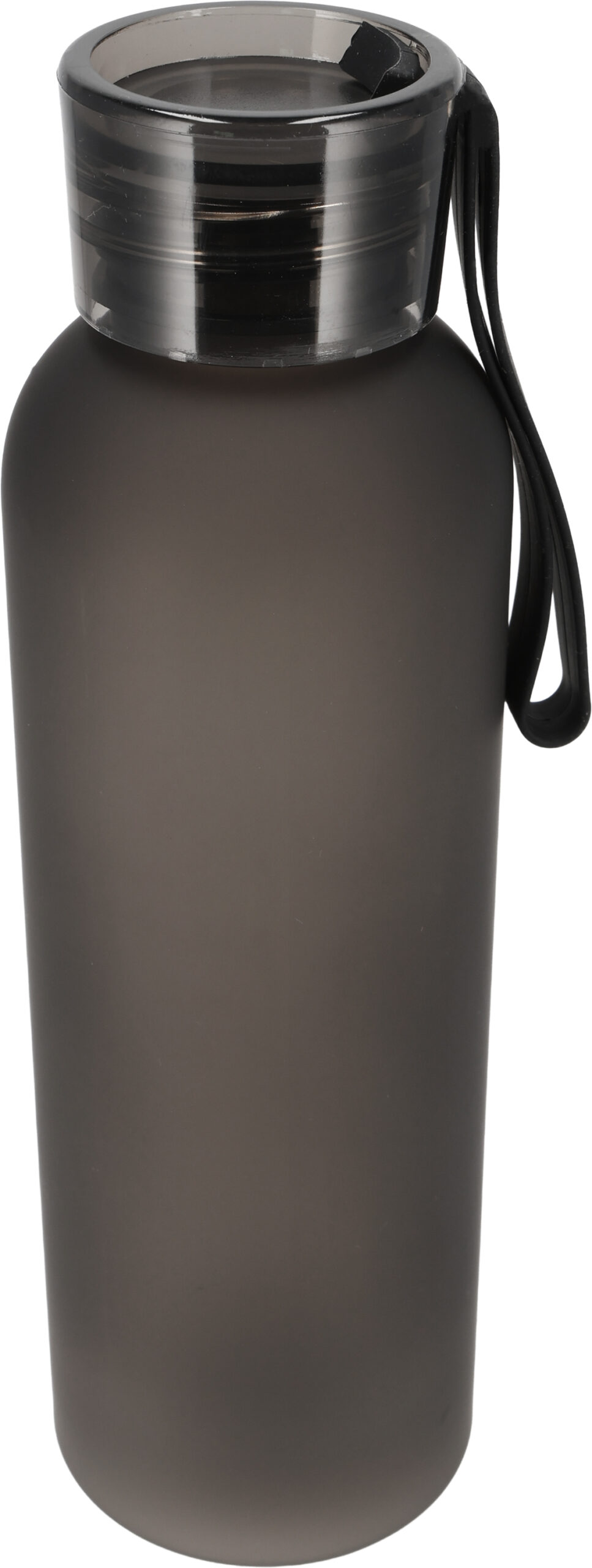 Butelka PET soft touch READING 550 ml - z logo z własnym nadrukiem, kolor czarny
