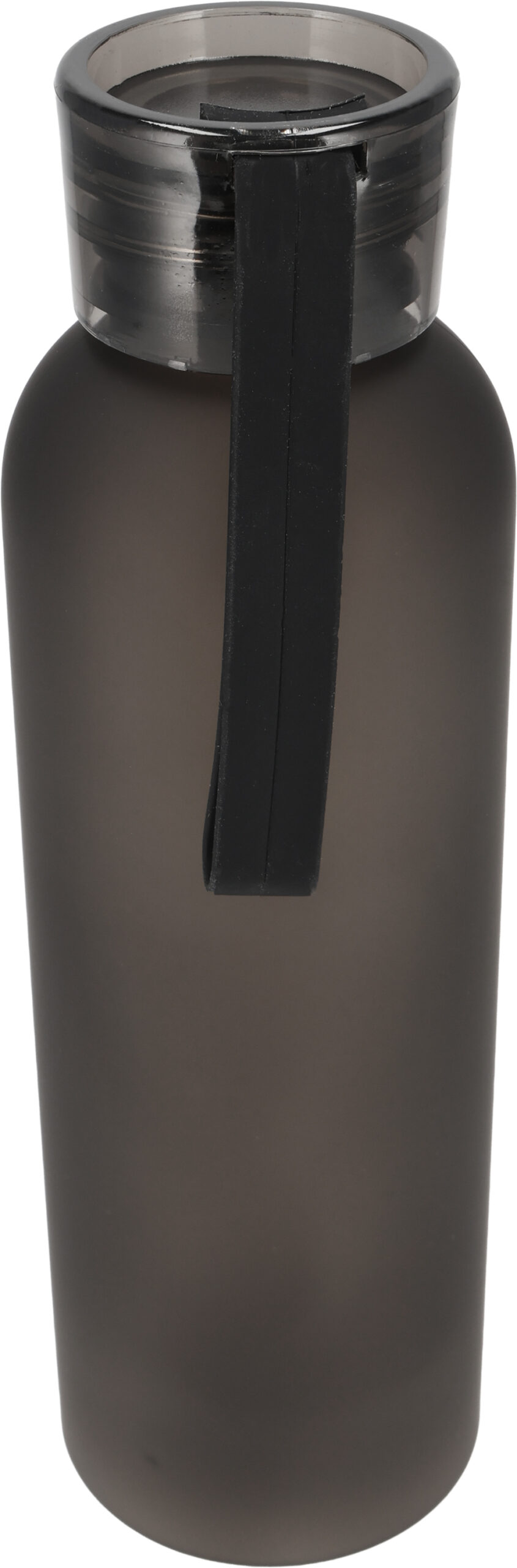 Butelka PET soft touch READING 550 ml - z logo z własnym nadrukiem, kolor czarny