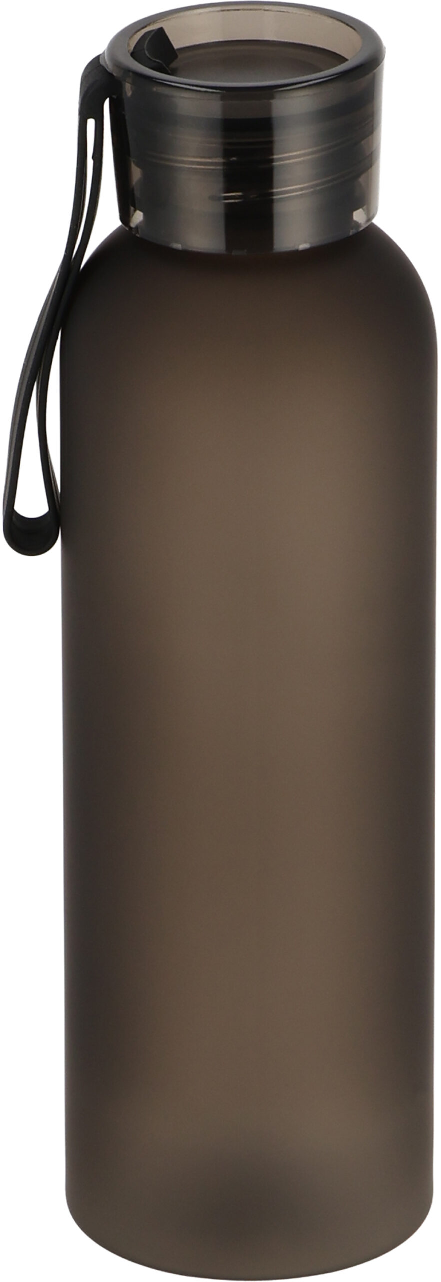 Butelka PET soft touch READING 550 ml - z logo z własnym nadrukiem, kolor czarny