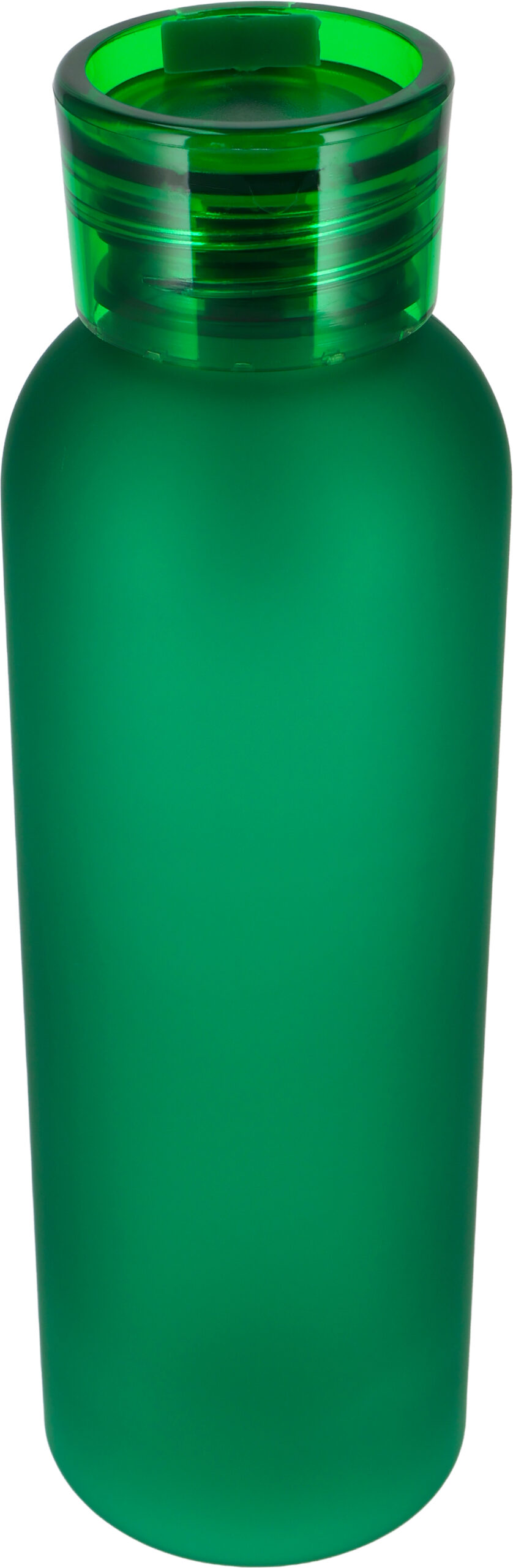 Butelka PET soft touch READING 550 ml - z logo z własnym nadrukiem, kolor zielony