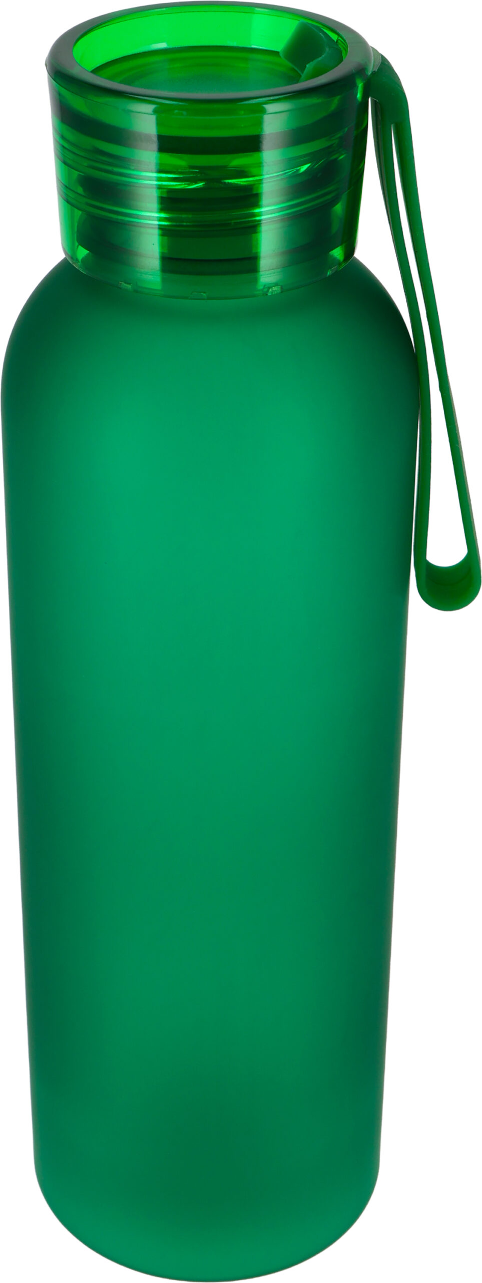 Butelka PET soft touch READING 550 ml - z logo z własnym nadrukiem, kolor zielony