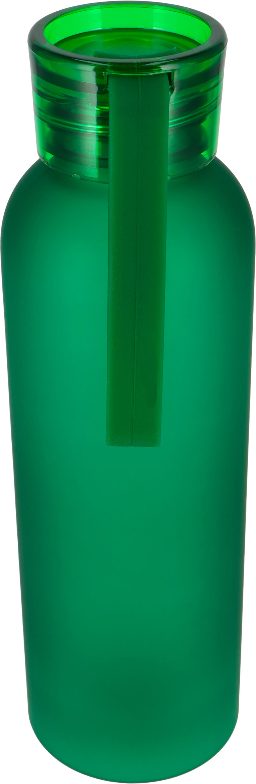 Butelka PET soft touch READING 550 ml - z logo z własnym nadrukiem, kolor zielony