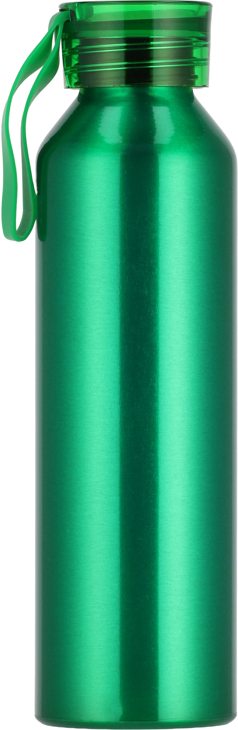 zielony Butelka z aluminium z recyklingu CORK 600 ml – z logo