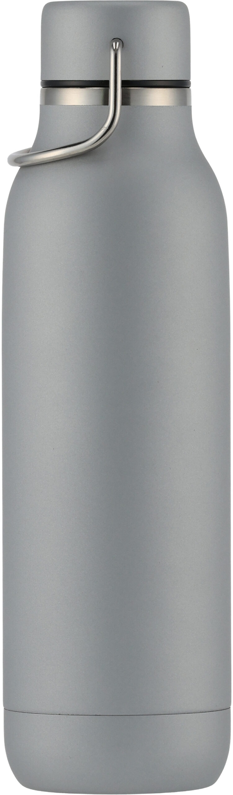 szary Butelka stalowa BORGHOLM 600 ml – z logo
