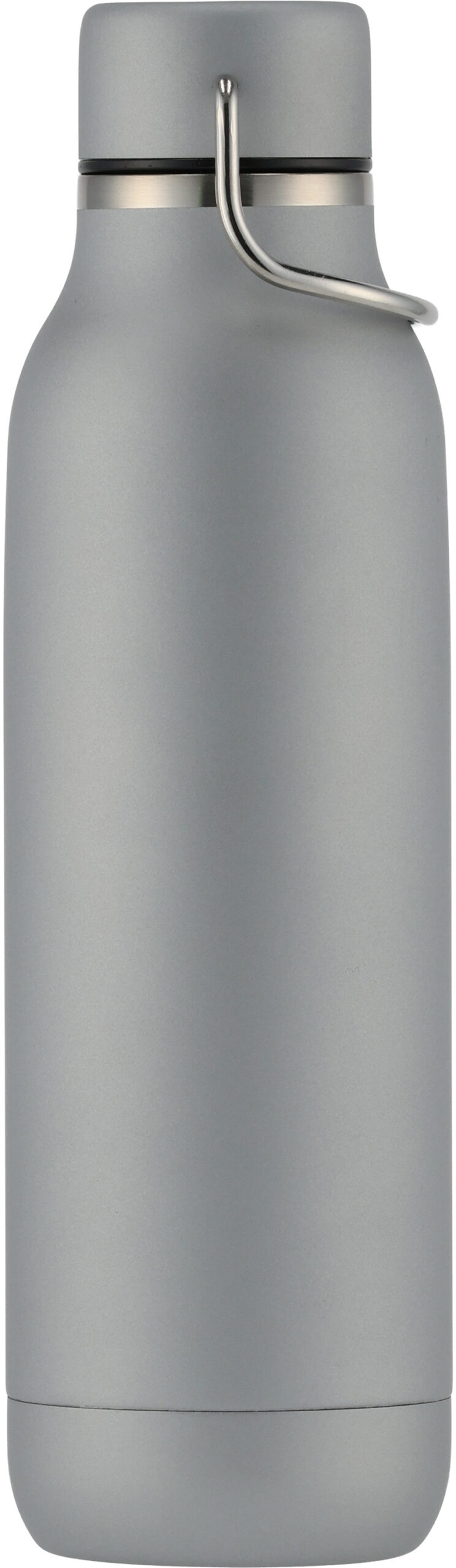 Butelka stalowa BORGHOLM 600 ml - z logo z własnym nadrukiem, kolor szary