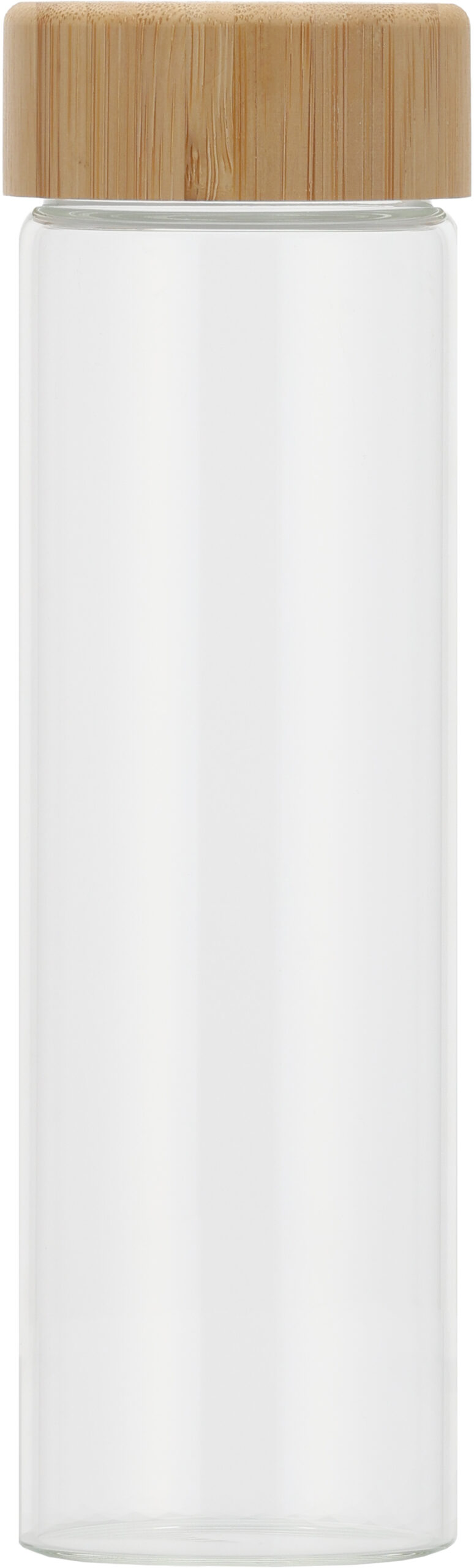 Butelka szklana SANTA CRUZ 500 ml - z logo z własnym nadrukiem, kolor przeźroczysty