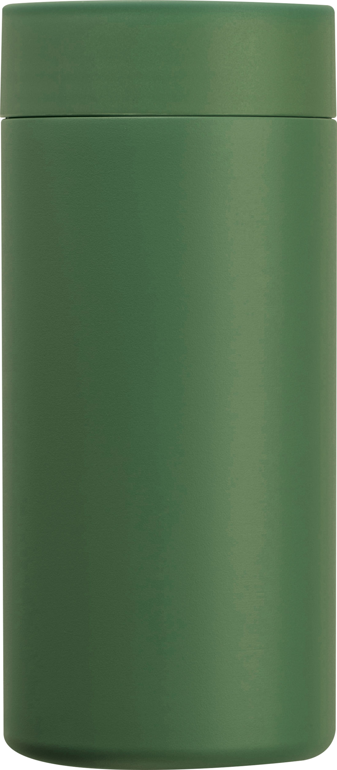 Kubek termiczny stalowy z recyklingu LE PORT MoLu 360 ml - z logo z własnym nadrukiem, kolor oliwkowy