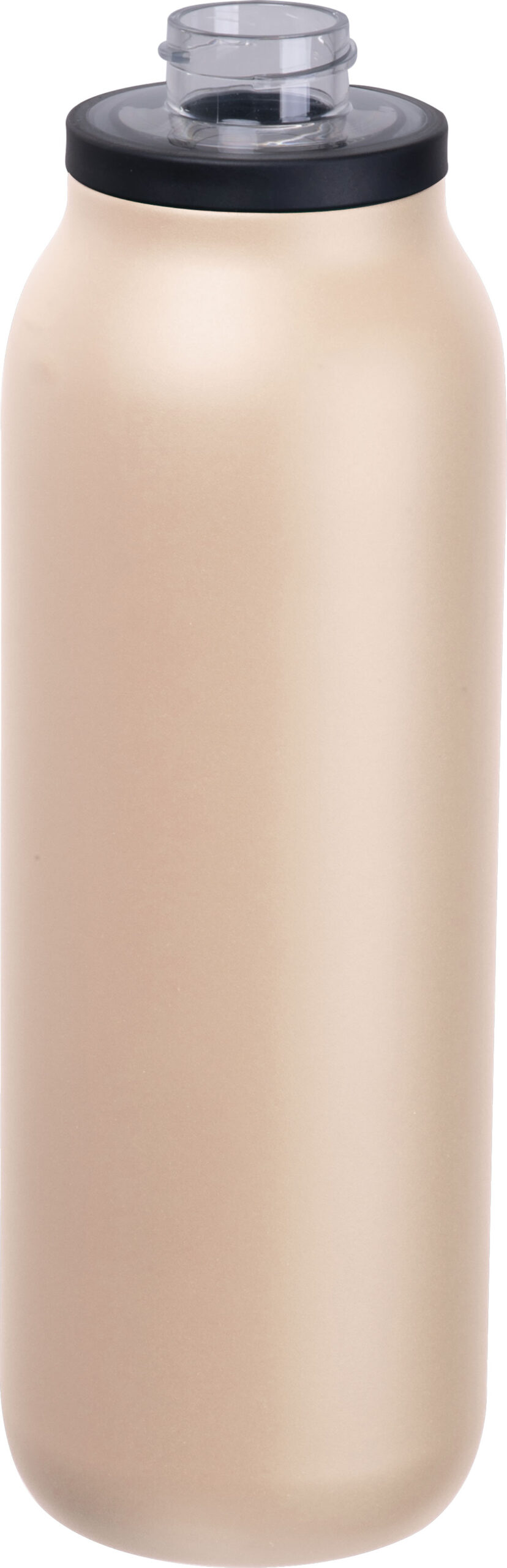 Butelka stalowa 900 ml POMPANO BEACH MoLu - z logo z własnym nadrukiem, kolor beżowy