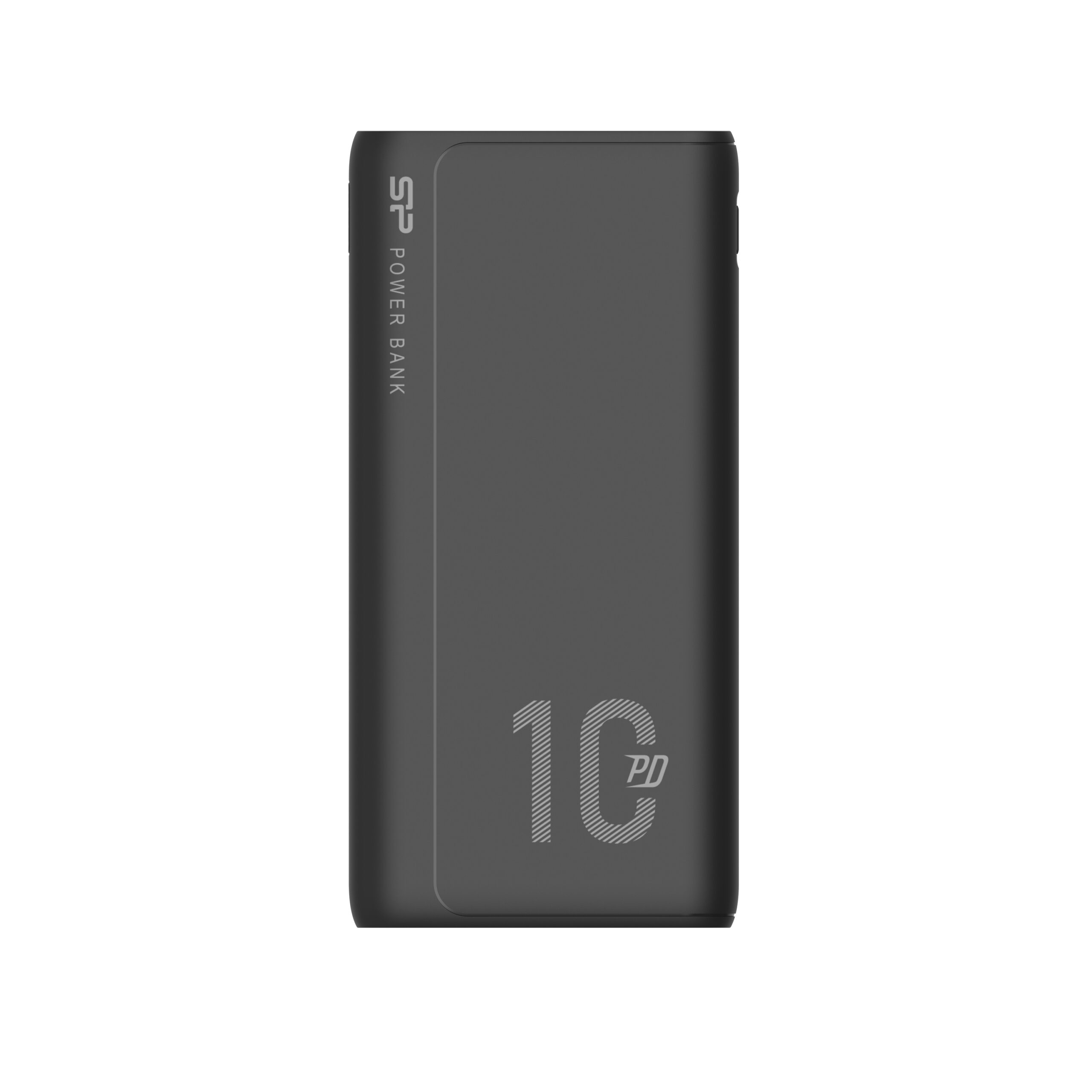 POWER BANK QP15 10000 MAH SILICON POWER - z logo z własnym nadrukiem, kolor czarny