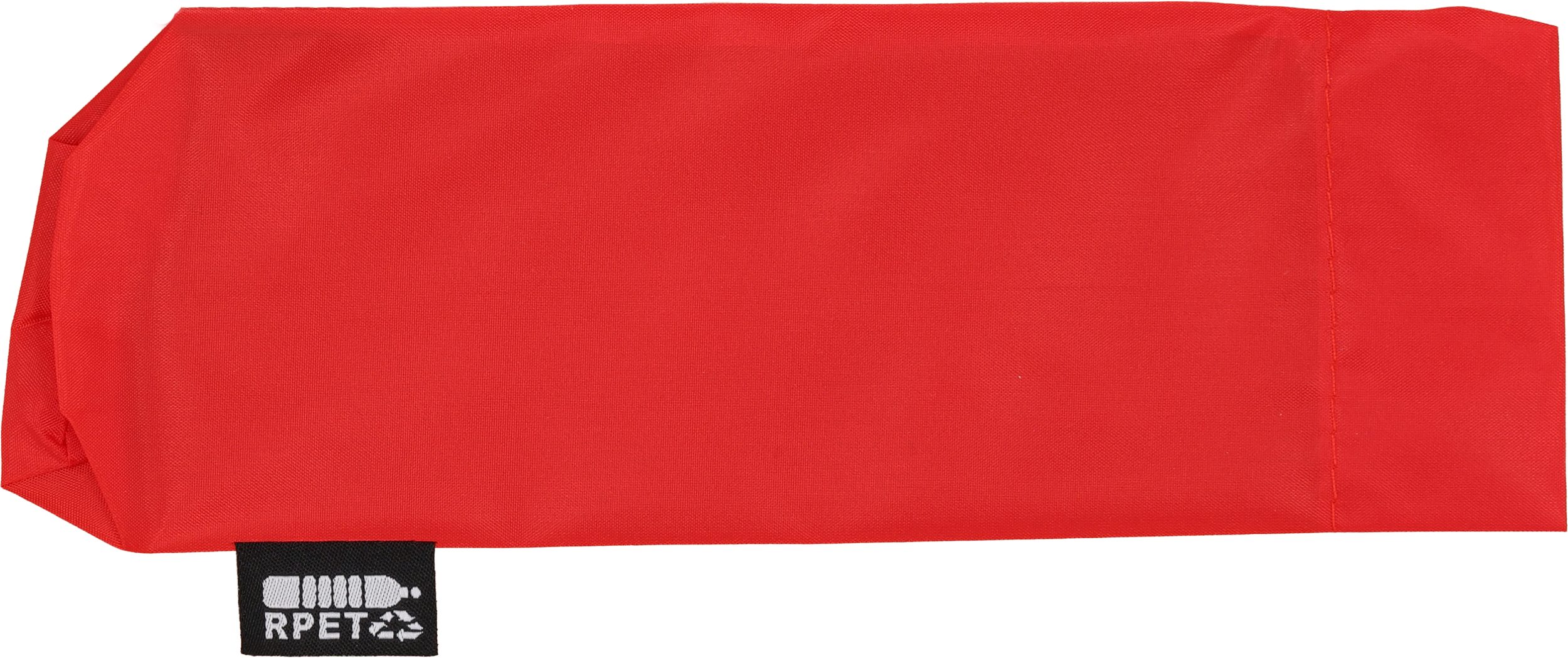 Parasol manualny rPET Ø98 cm NORTHAMPTON - z logo z własnym nadrukiem, kolor czerwony