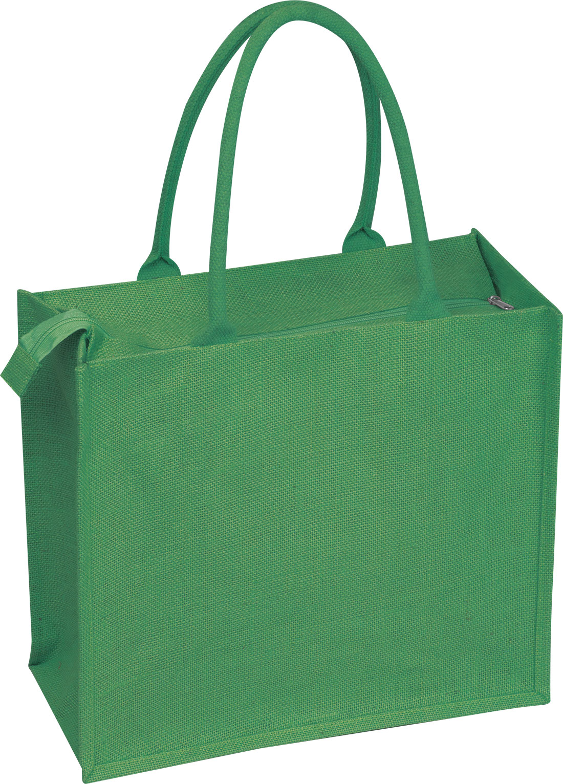 zielony Torba jutowa WESTMINSTER – z logo