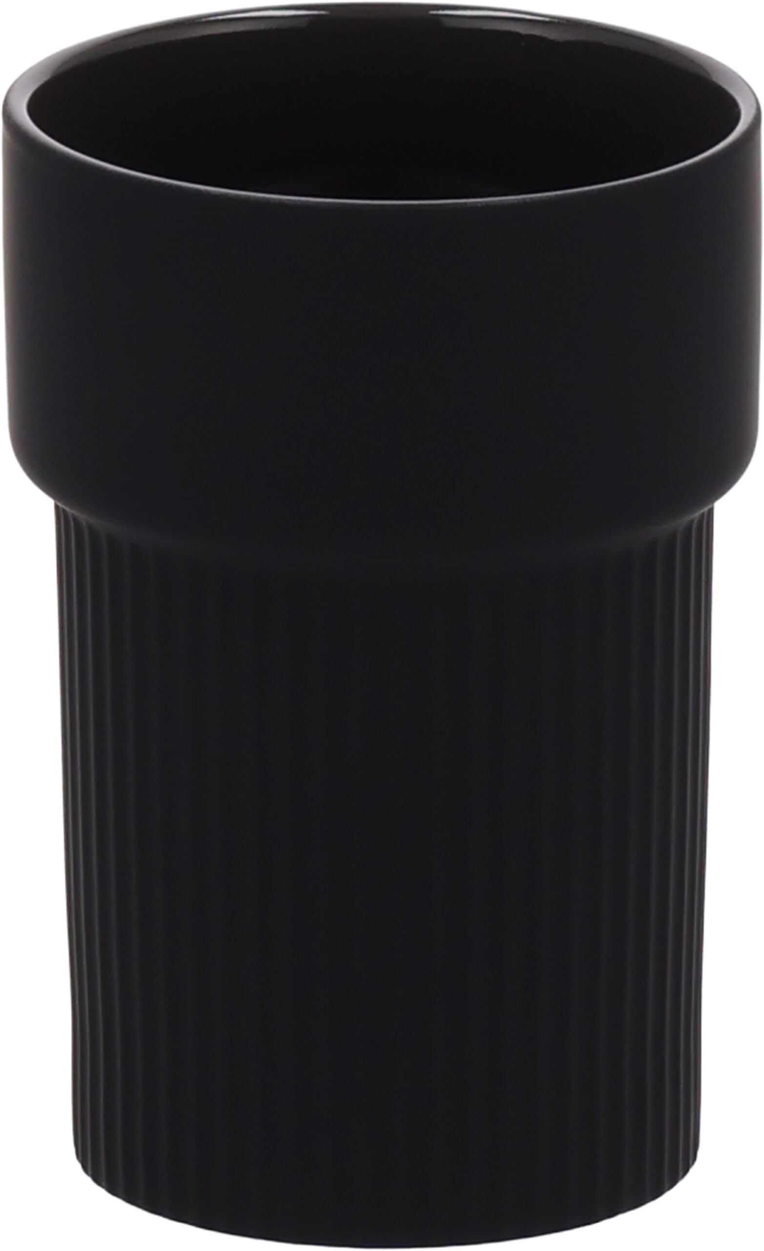 Kubek ceramiczny 300 ml MALTA - z logo z własnym nadrukiem, kolor czarny