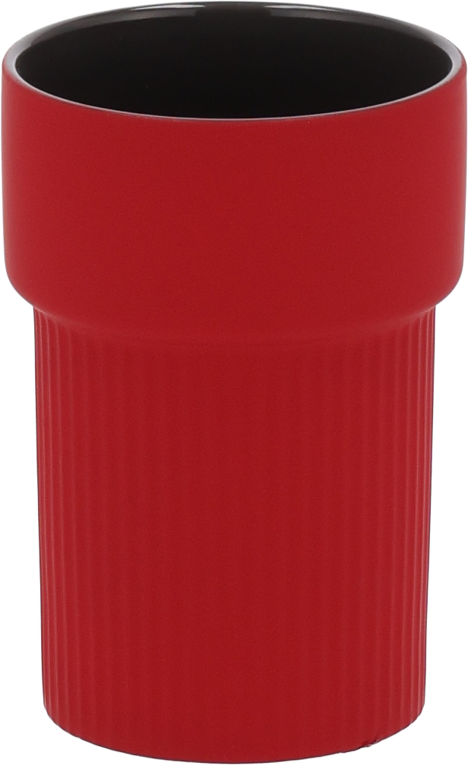Kubek ceramiczny 300 ml MALTA - z logo z własnym nadrukiem, kolor czerwony