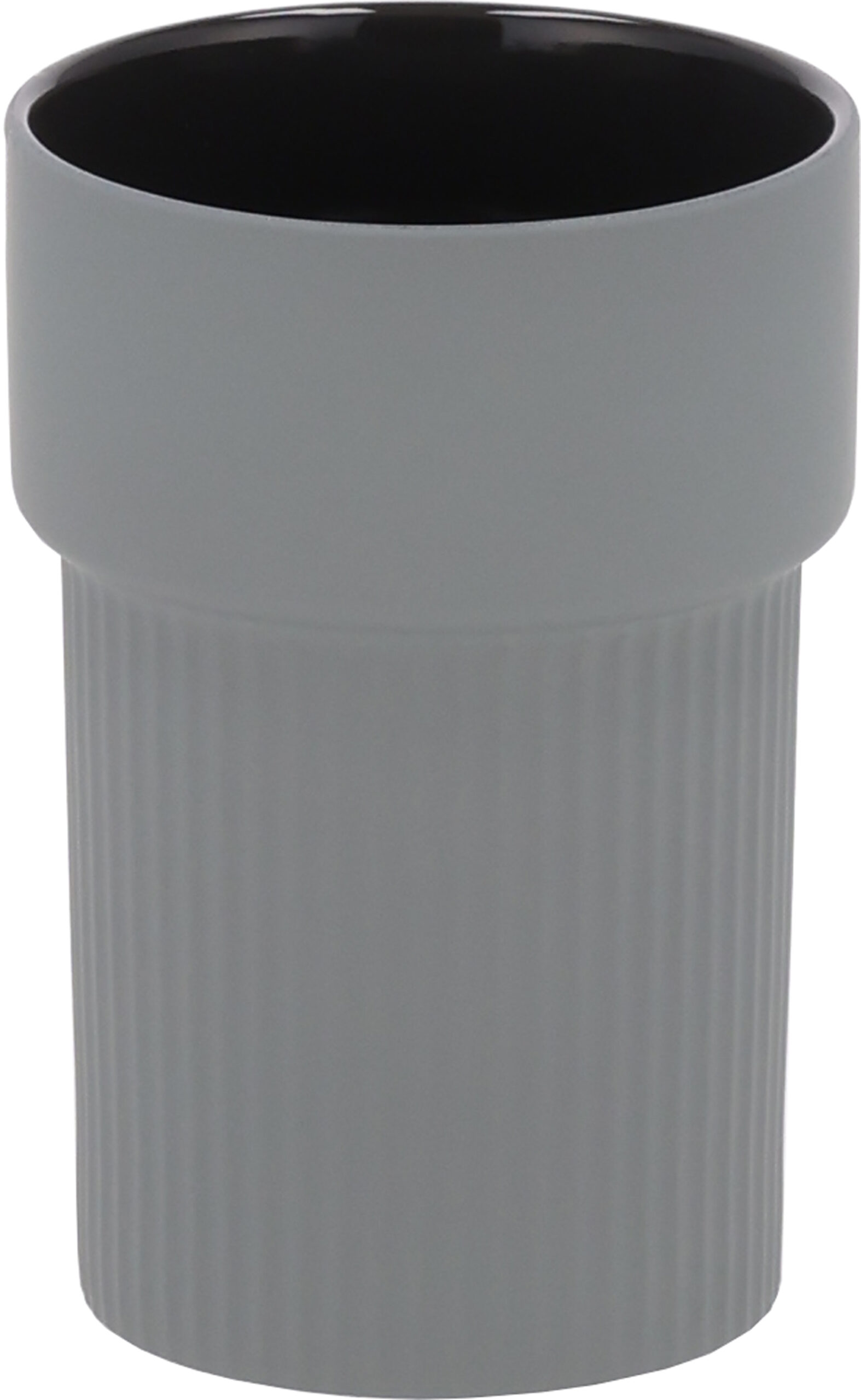Kubek ceramiczny 300 ml MALTA - z logo z własnym nadrukiem, kolor szary