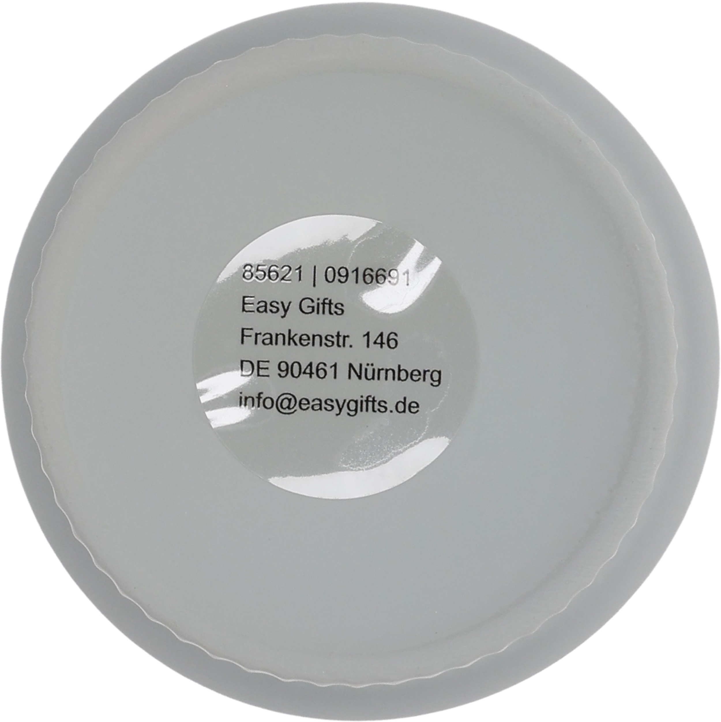 Kubek ceramiczny 300 ml MALTA - z logo z własnym nadrukiem, kolor szary