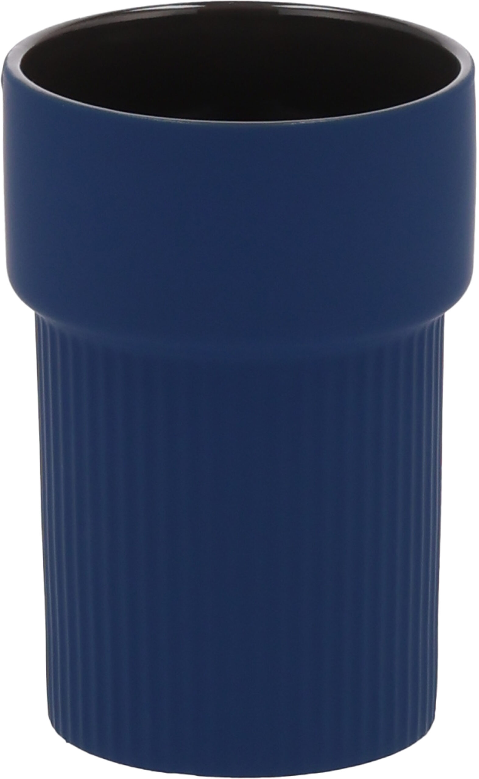 Kubek ceramiczny 300 ml MALTA - z logo z własnym nadrukiem, kolor granatowy