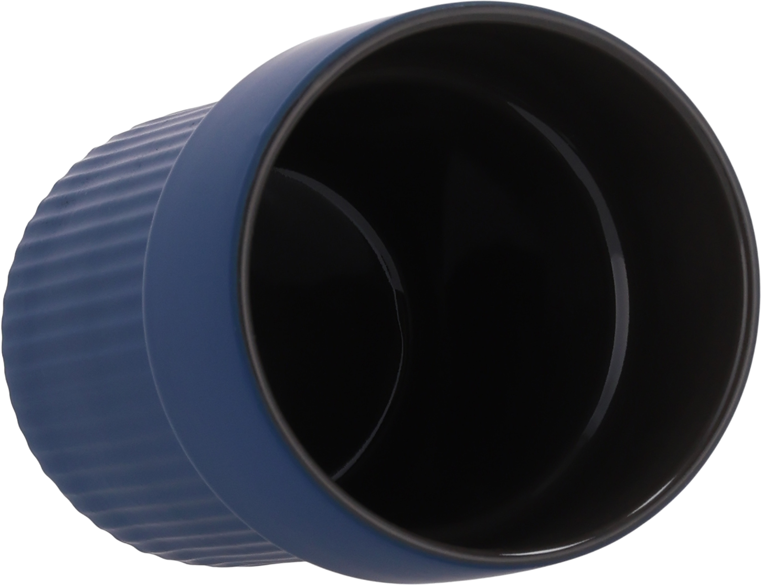 Kubek ceramiczny 300 ml MALTA - z logo z własnym nadrukiem, kolor granatowy