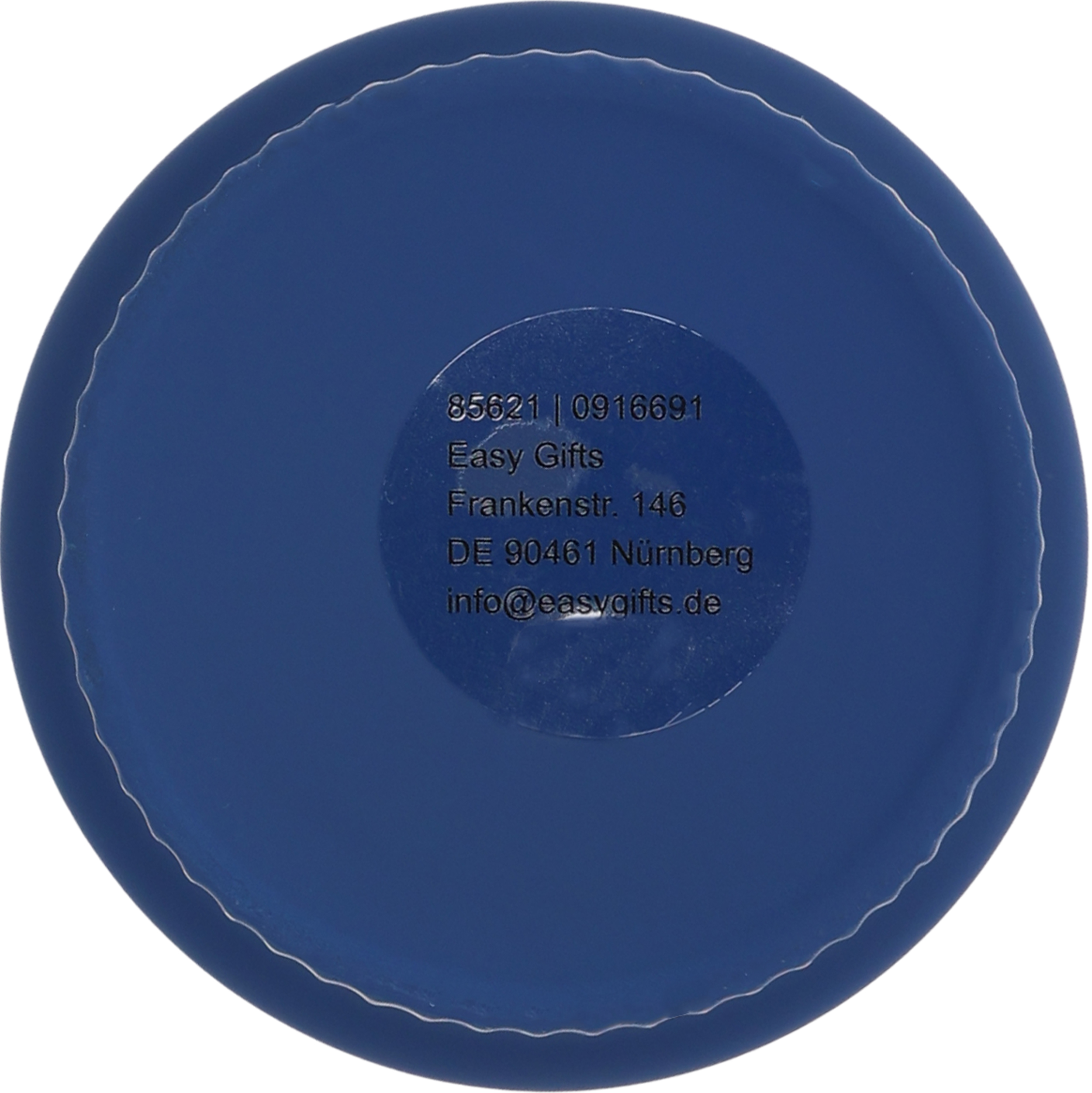 Kubek ceramiczny 300 ml MALTA - z logo z własnym nadrukiem, kolor granatowy