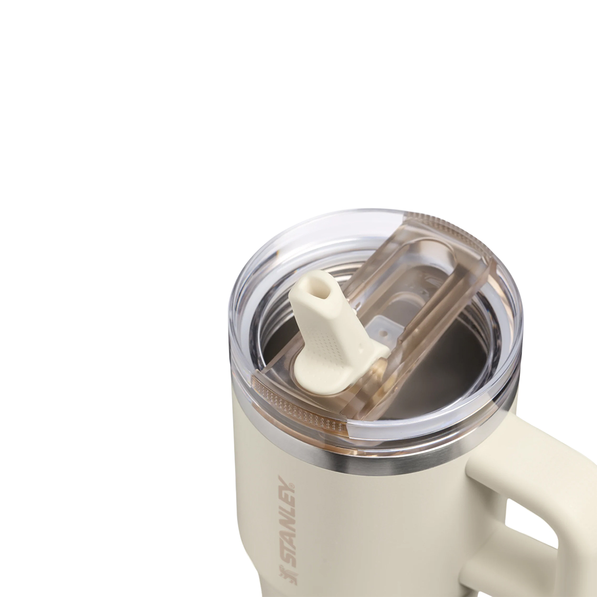 Kubek termiczny The Quencher ProTour Flip Straw Tumbler 0.59L z własnym nadrukiem, kolor Cream