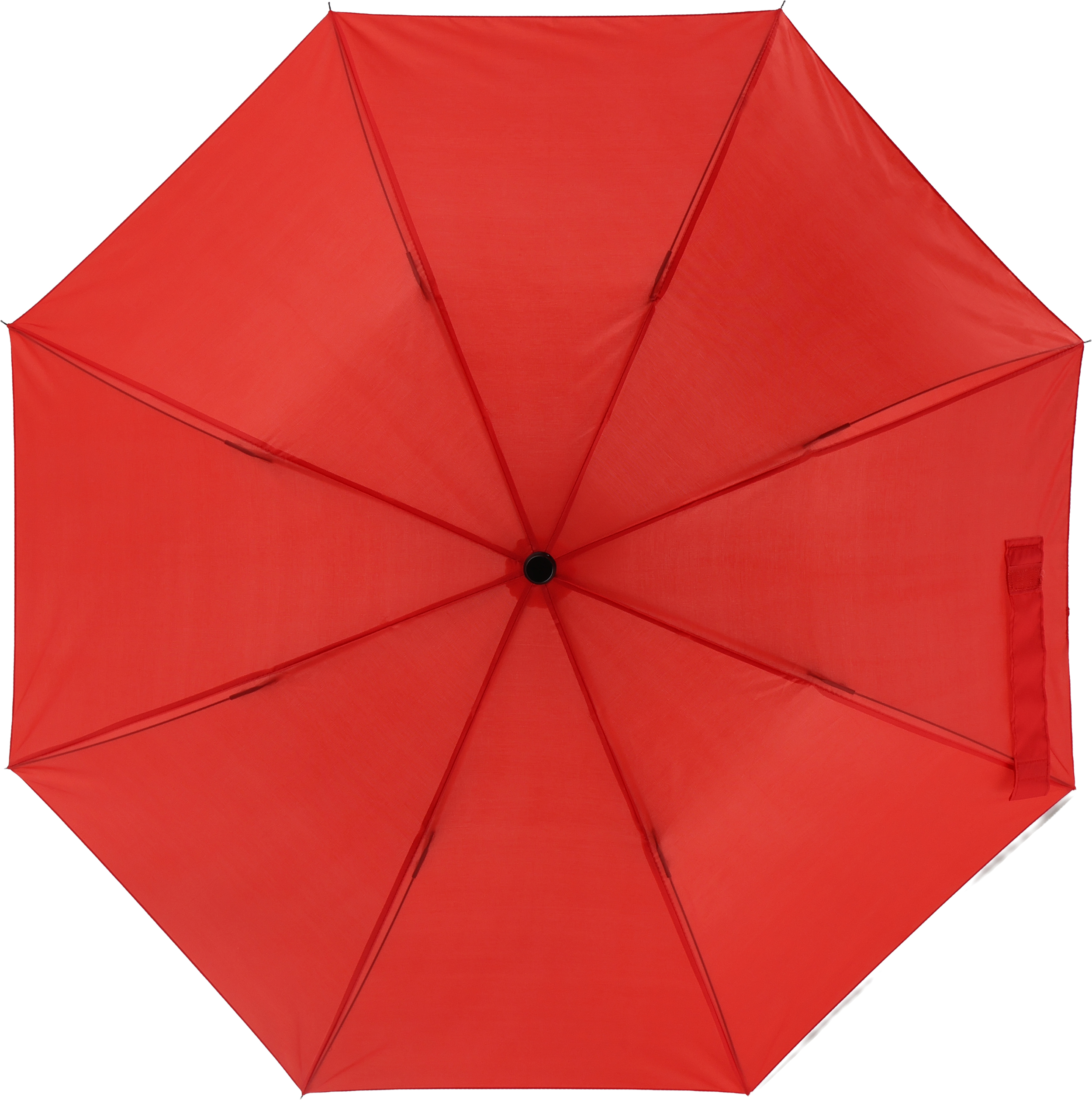 Parasol manualny Ø88 cm LILLE - z logo z własnym nadrukiem, kolor czerwony
