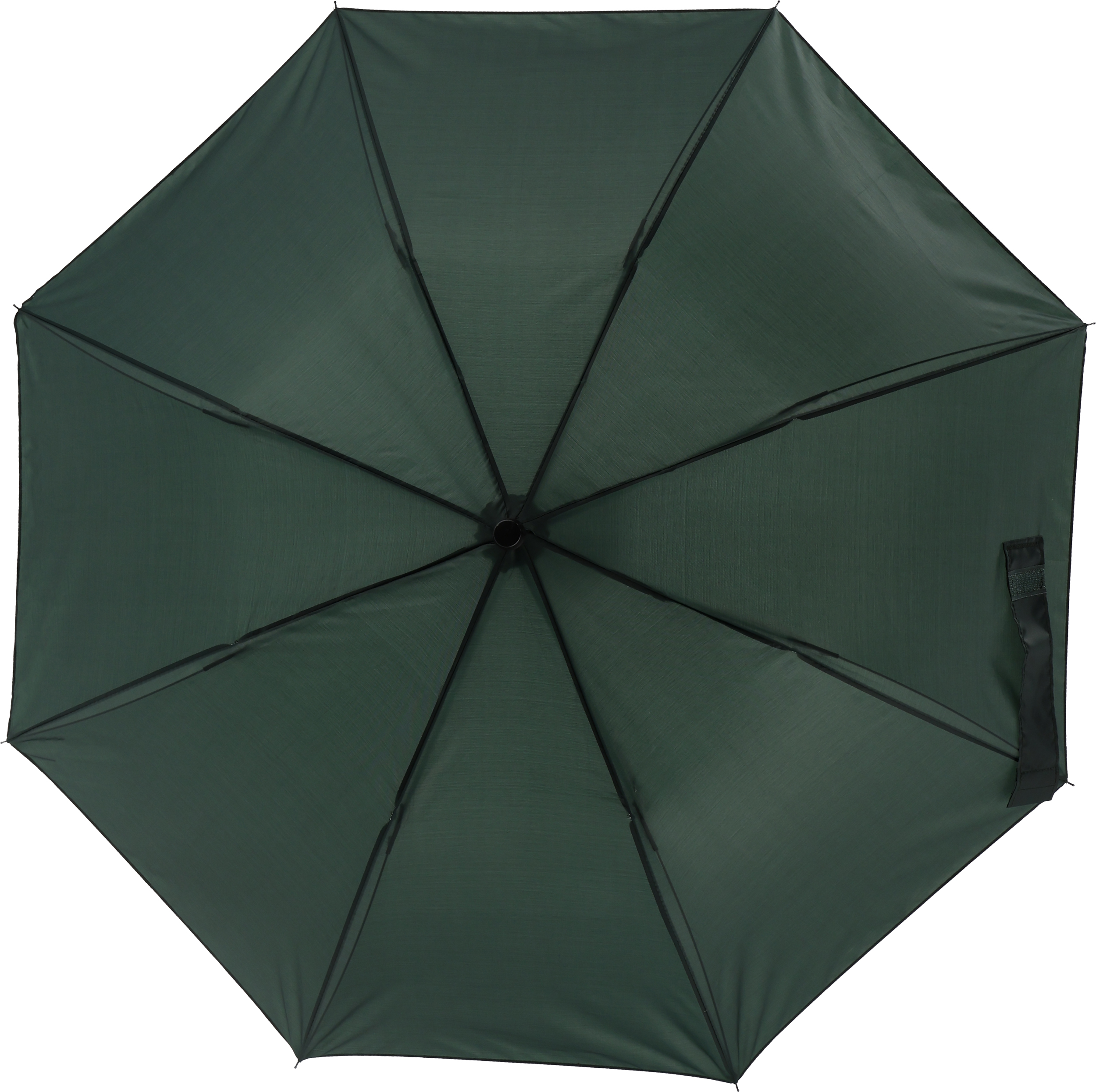 Parasol manualny Ø88 cm LILLE - z logo z własnym nadrukiem, kolor ciemnozielony
