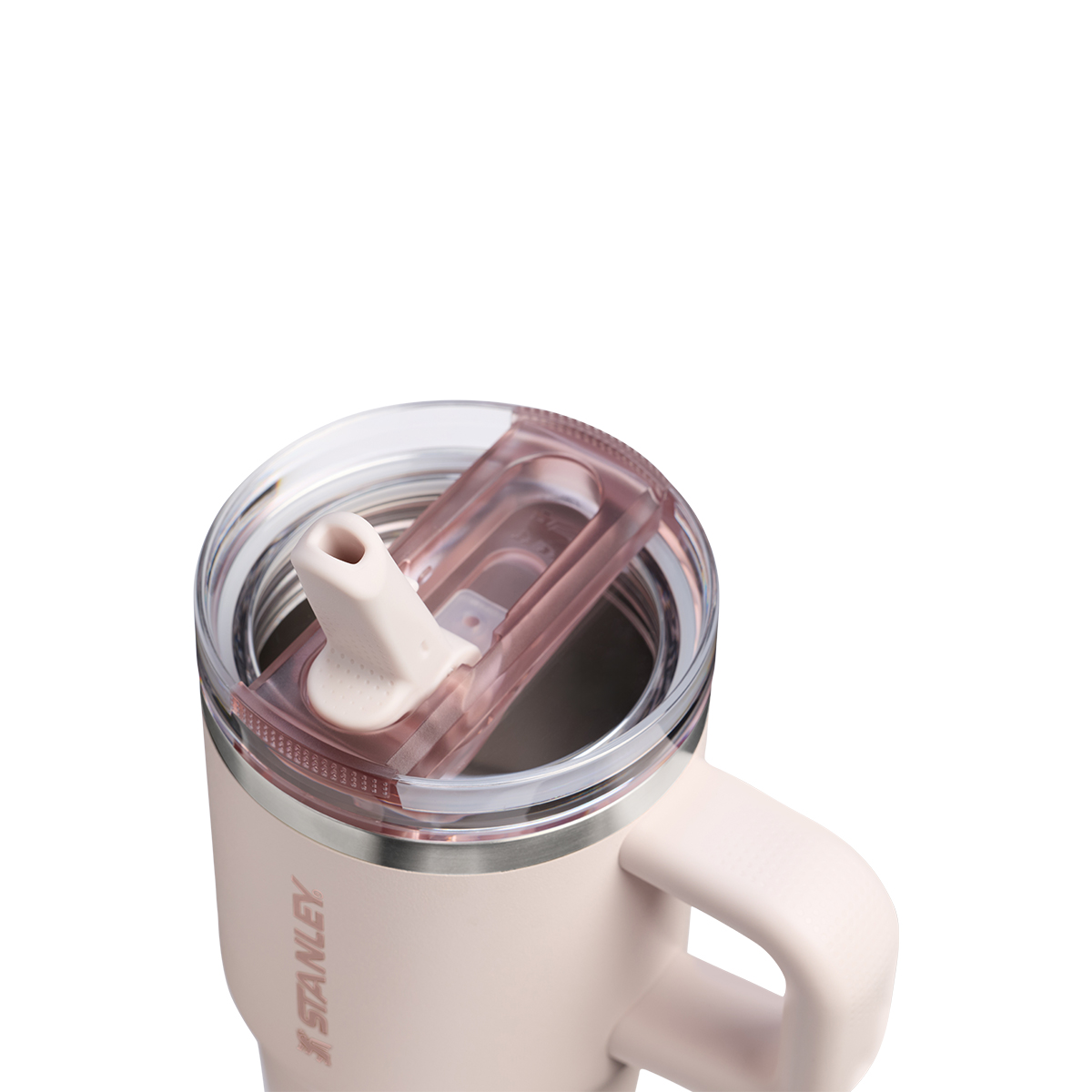 Kubek termiczny The Quencher ProTour Flip Straw Tumbler 0.59L z własnym nadrukiem, kolor Rose Quartz