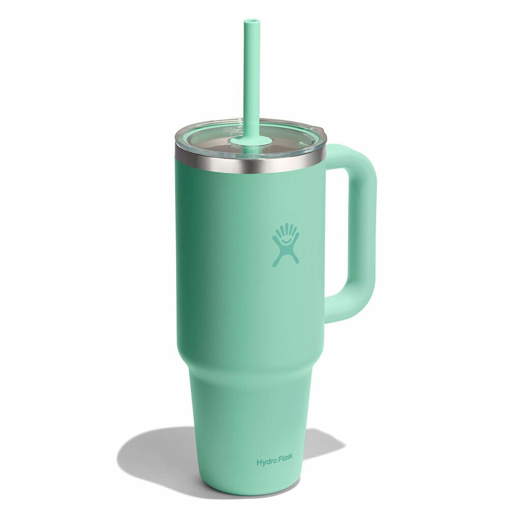 1183 ML TRAVEL TUMBLER CLEAR LID MERMAID GREEN z własnym nadrukiem, kolor Mermaid Green