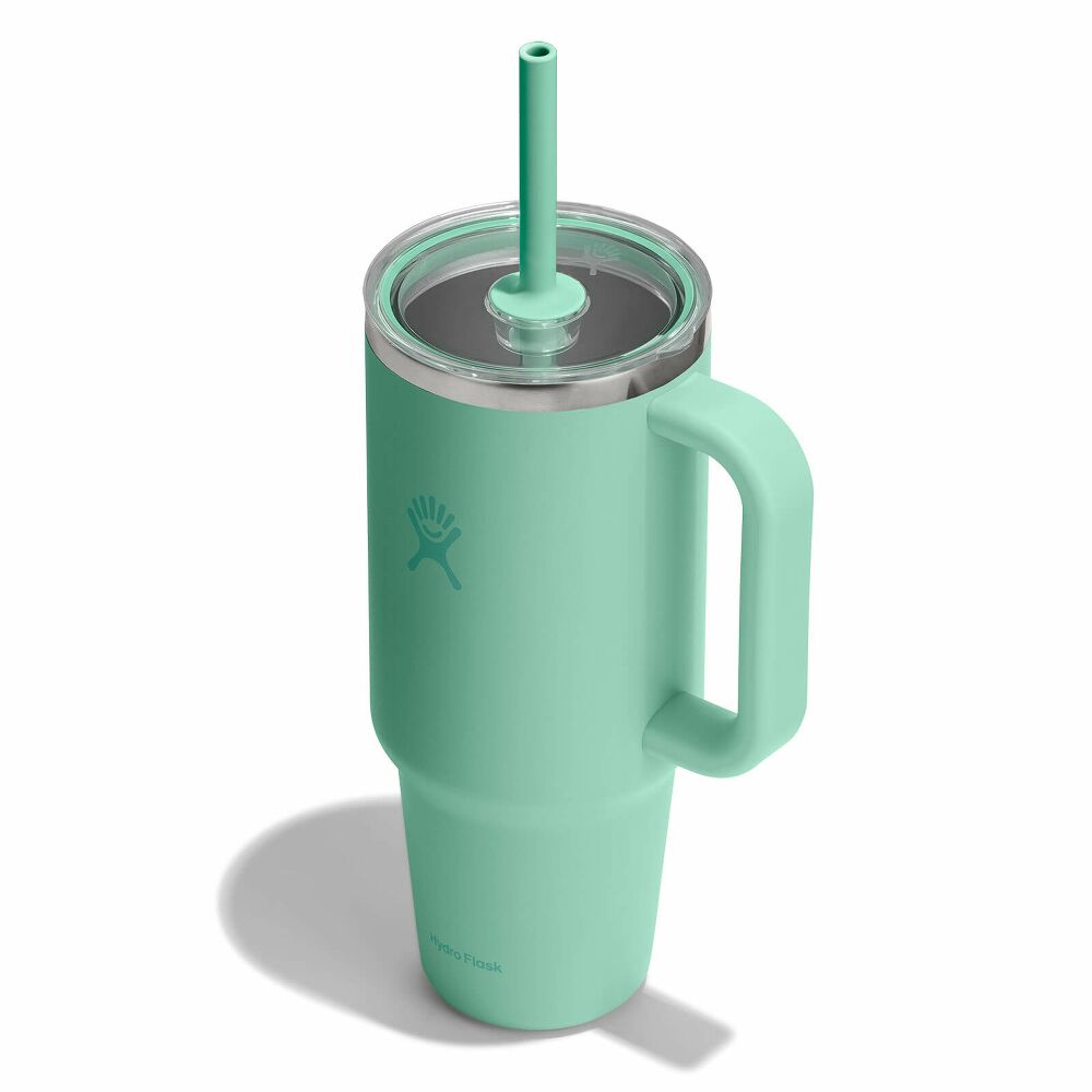 1183 ML TRAVEL TUMBLER CLEAR LID MERMAID GREEN z własnym nadrukiem, kolor Mermaid Green