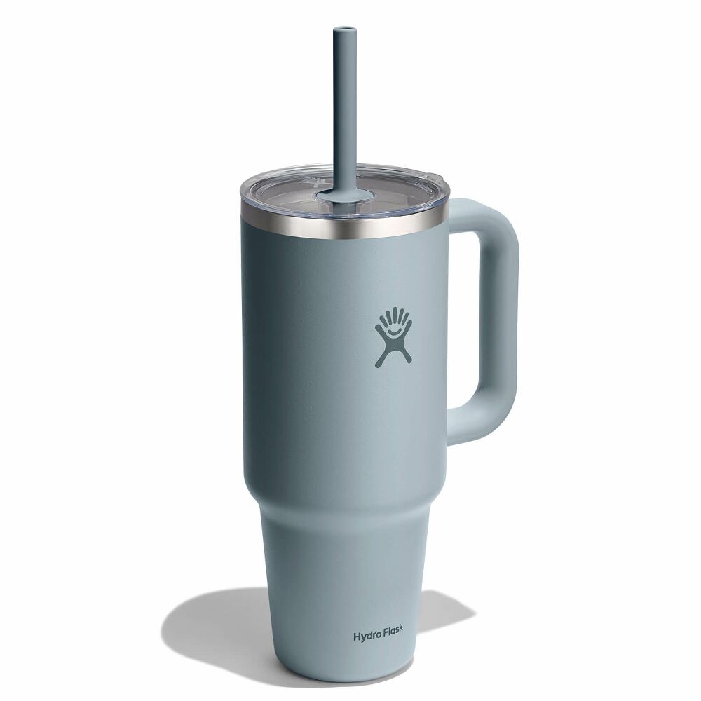 1183 ML TRAVEL TUMBLER CLEAR LID SHALE GRAY z własnym nadrukiem, kolor Shale Gray
