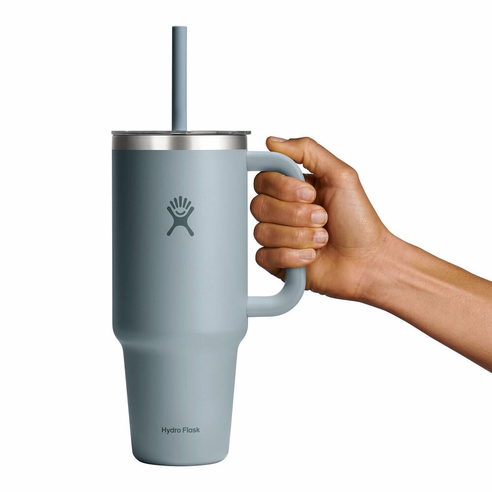 1183 ML TRAVEL TUMBLER CLEAR LID SHALE GRAY z własnym nadrukiem, kolor Shale Gray