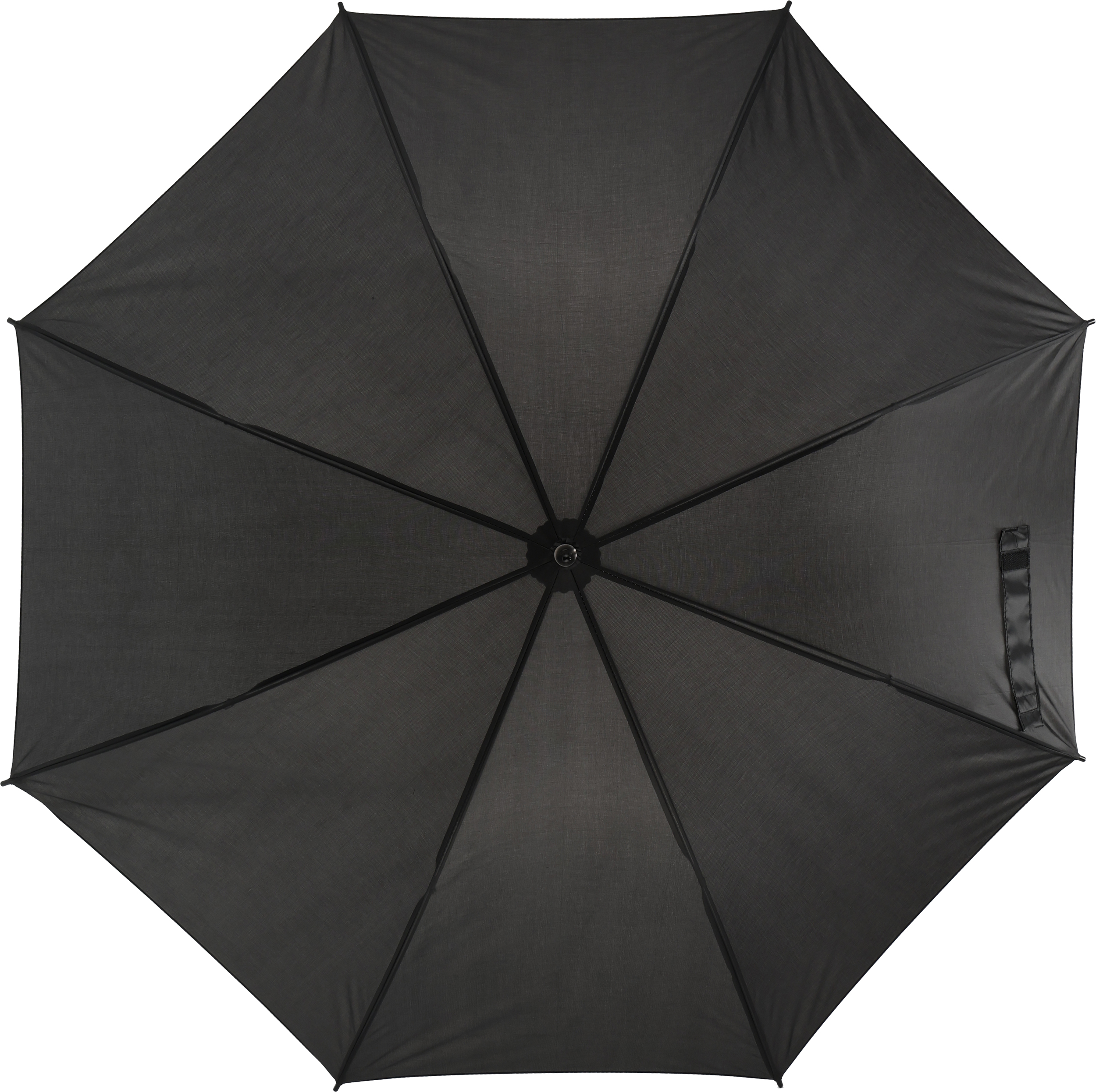 Parasol automatyczny Ø107 cm LE MANS - z logo z własnym nadrukiem, kolor czarny