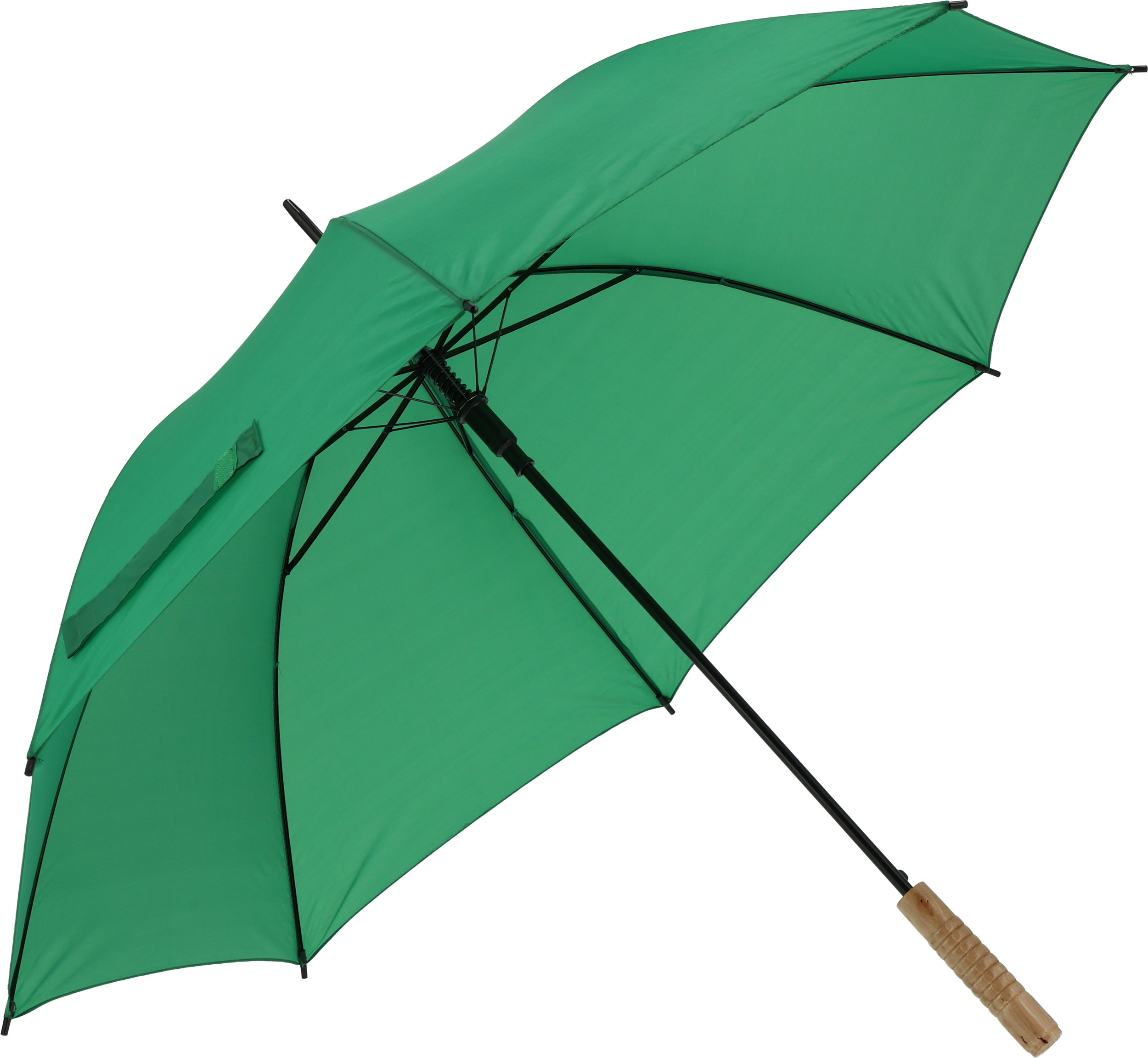 Parasol automatyczny Ø107 cm LE MANS - z logo z własnym nadrukiem, kolor zielony