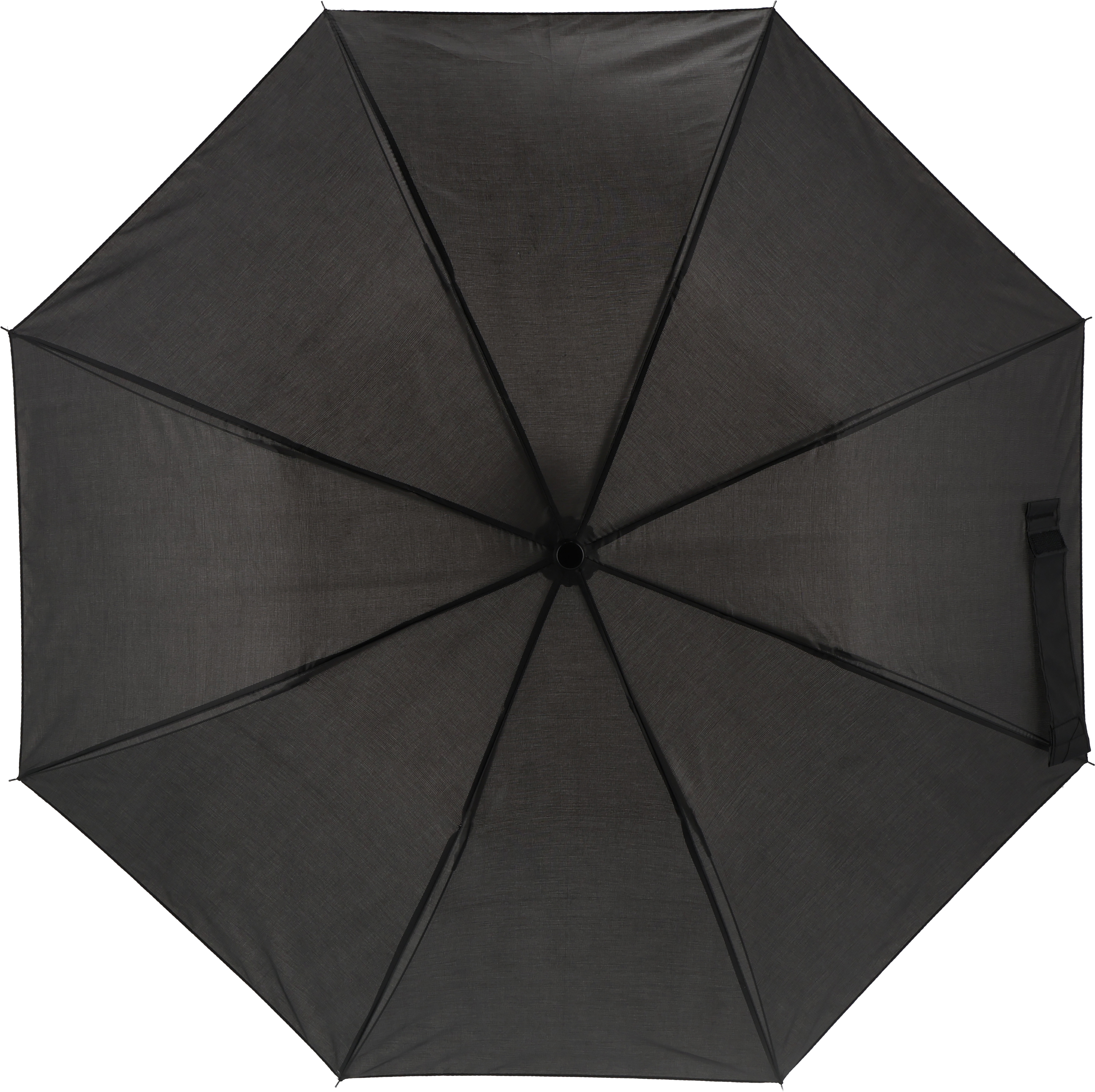 Parasol manualny Ø88 cm LILLE - z logo z własnym nadrukiem, kolor czarny