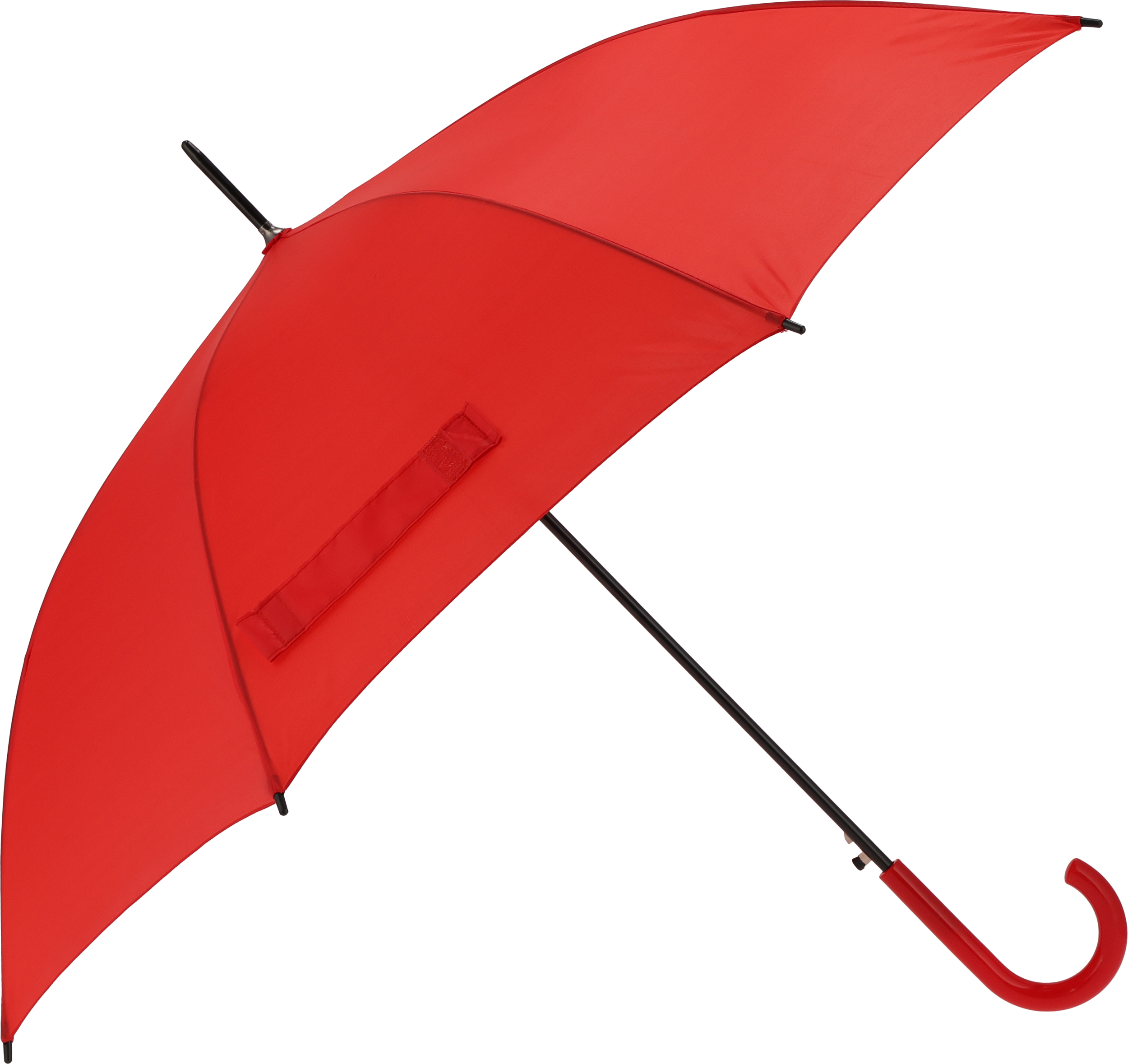 Parasol automatyczny Ø108 cm LIMOGES - z logo z własnym nadrukiem, kolor czerwony