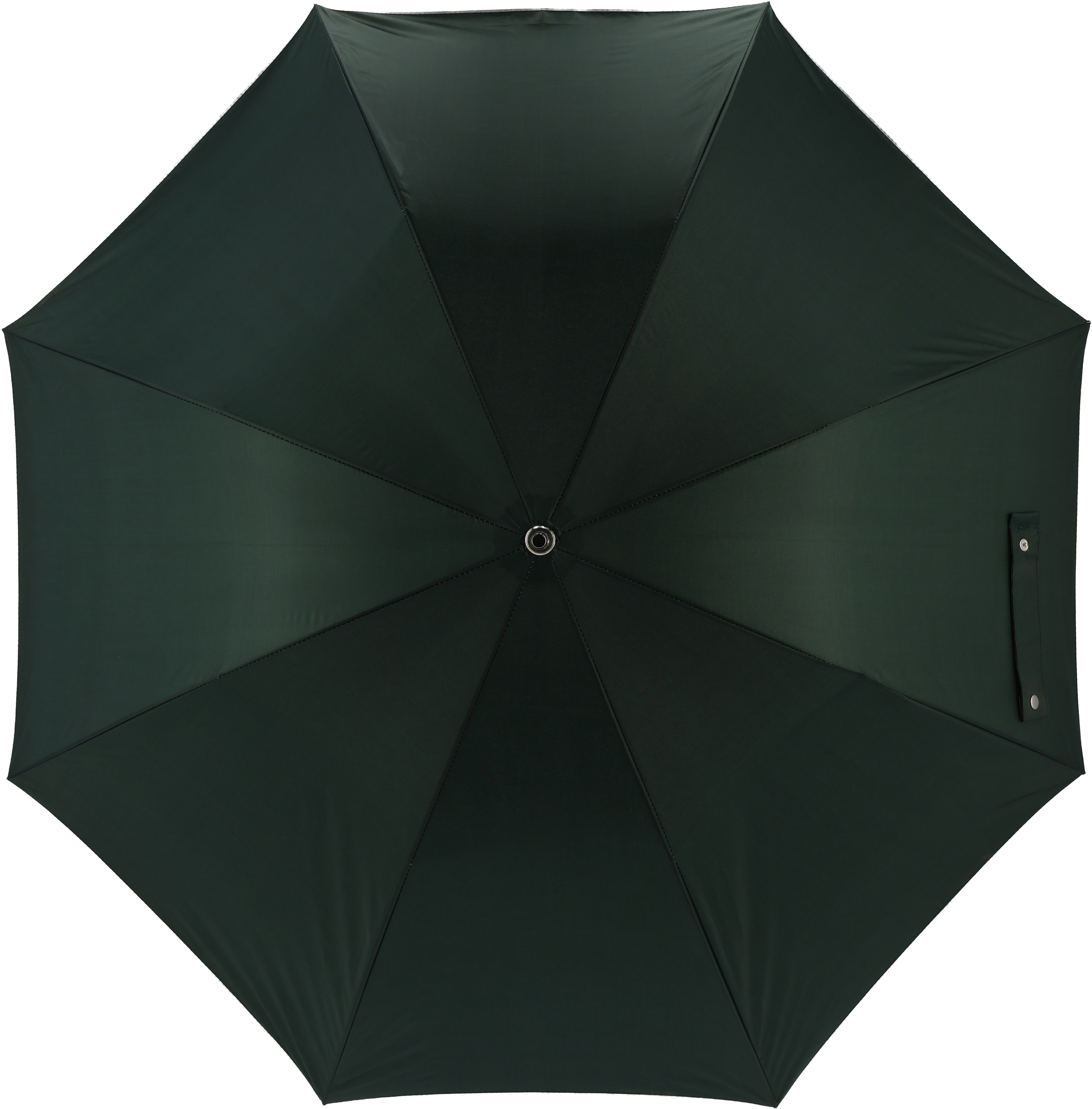 Parasol automatyczny z filtrem UV Ø106 cm AVIGNON - z logo z własnym nadrukiem, kolor ciemnozielony