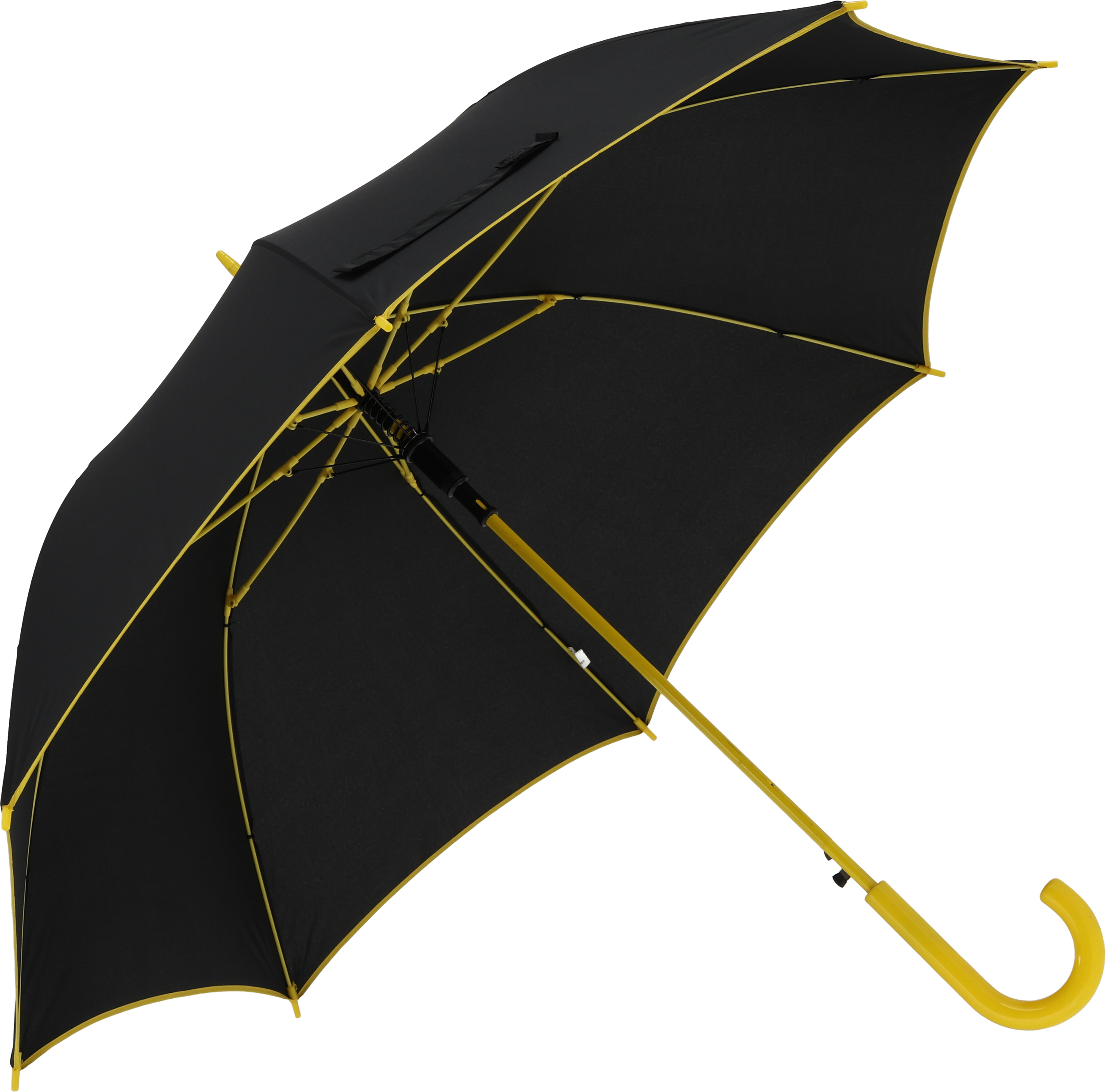 Parasol automatyczny Ø107 cm PARIS - z logo z własnym nadrukiem, kolor żółty