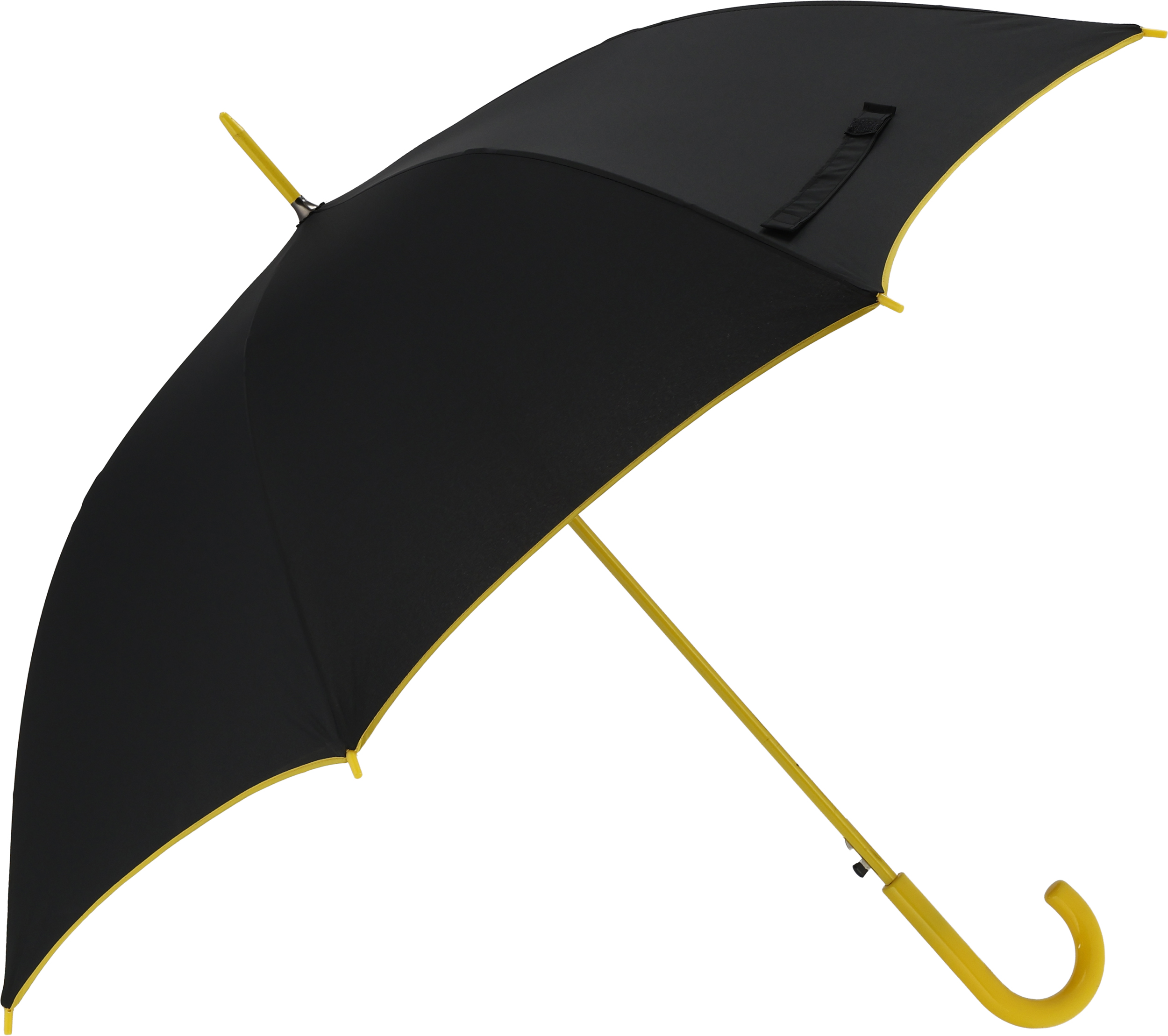 Parasol automatyczny Ø107 cm PARIS - z logo z własnym nadrukiem, kolor żółty