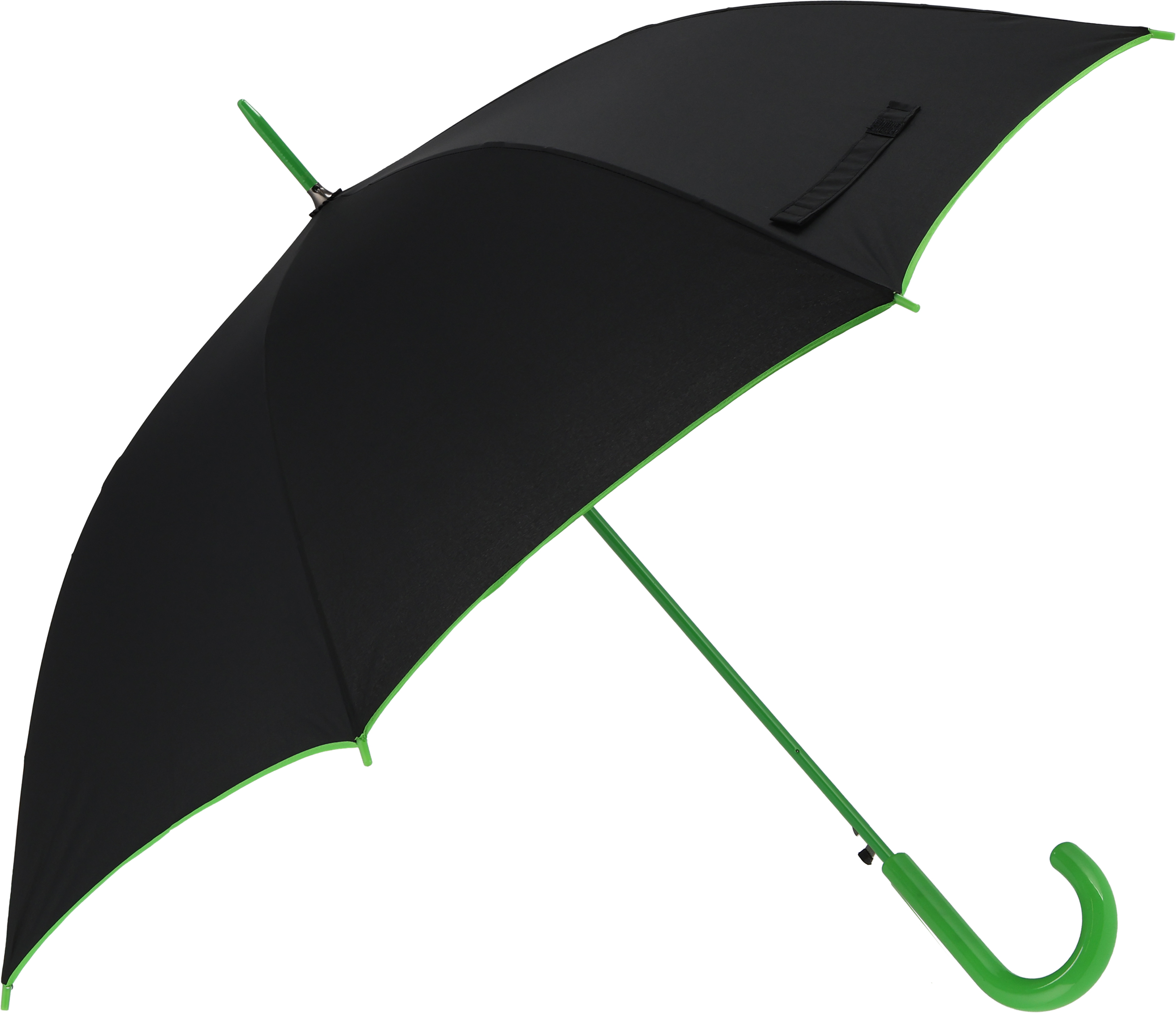 Parasol automatyczny Ø107 cm PARIS - z logo z własnym nadrukiem, kolor jasnozielony
