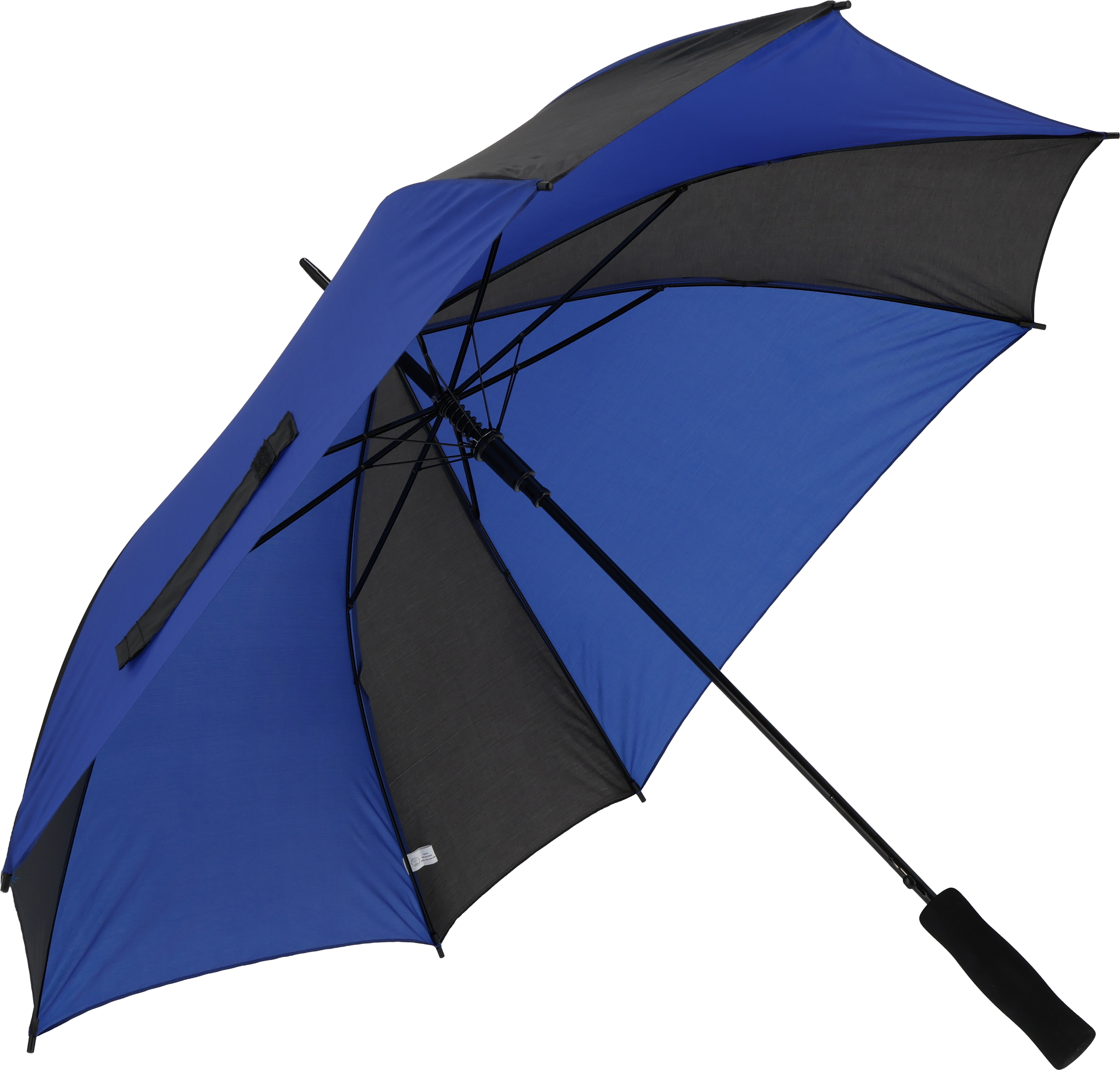 Parasol automatyczny 89 x 89 cm GHENT - z logo z własnym nadrukiem, kolor niebieski