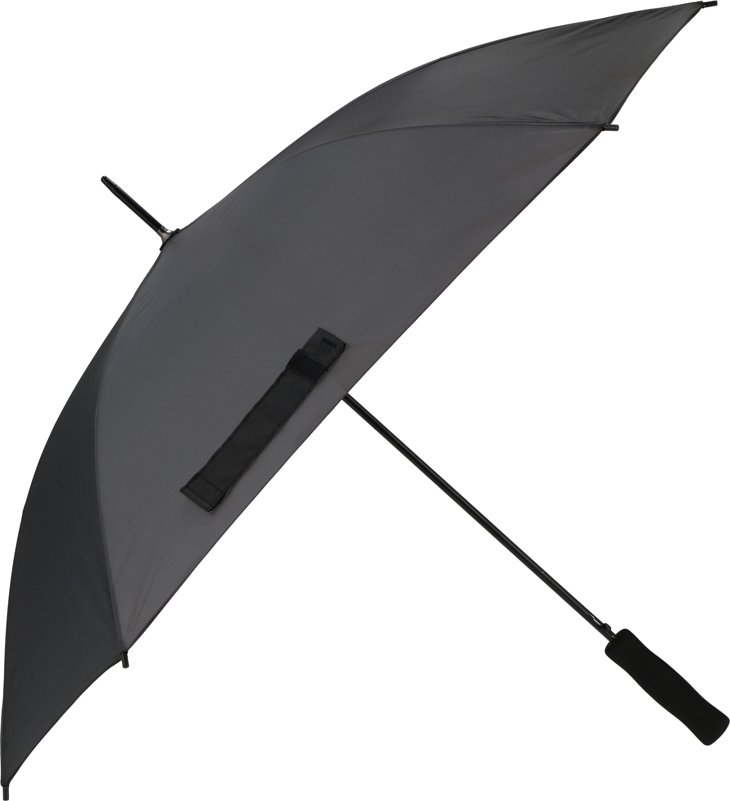Parasol automatyczny 89 x 89 cm GHENT - z logo z własnym nadrukiem, kolor szary