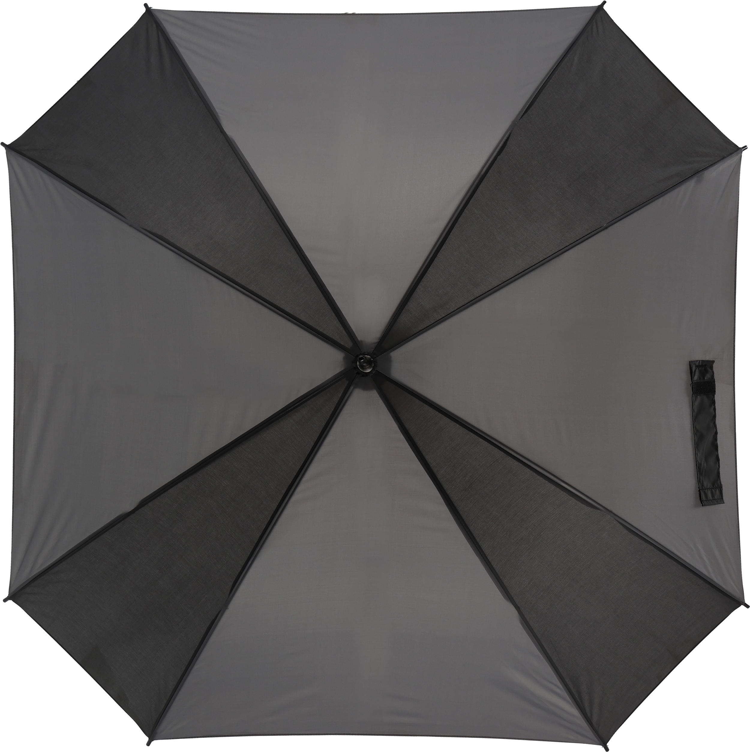Parasol automatyczny 89 x 89 cm GHENT - z logo z własnym nadrukiem, kolor szary