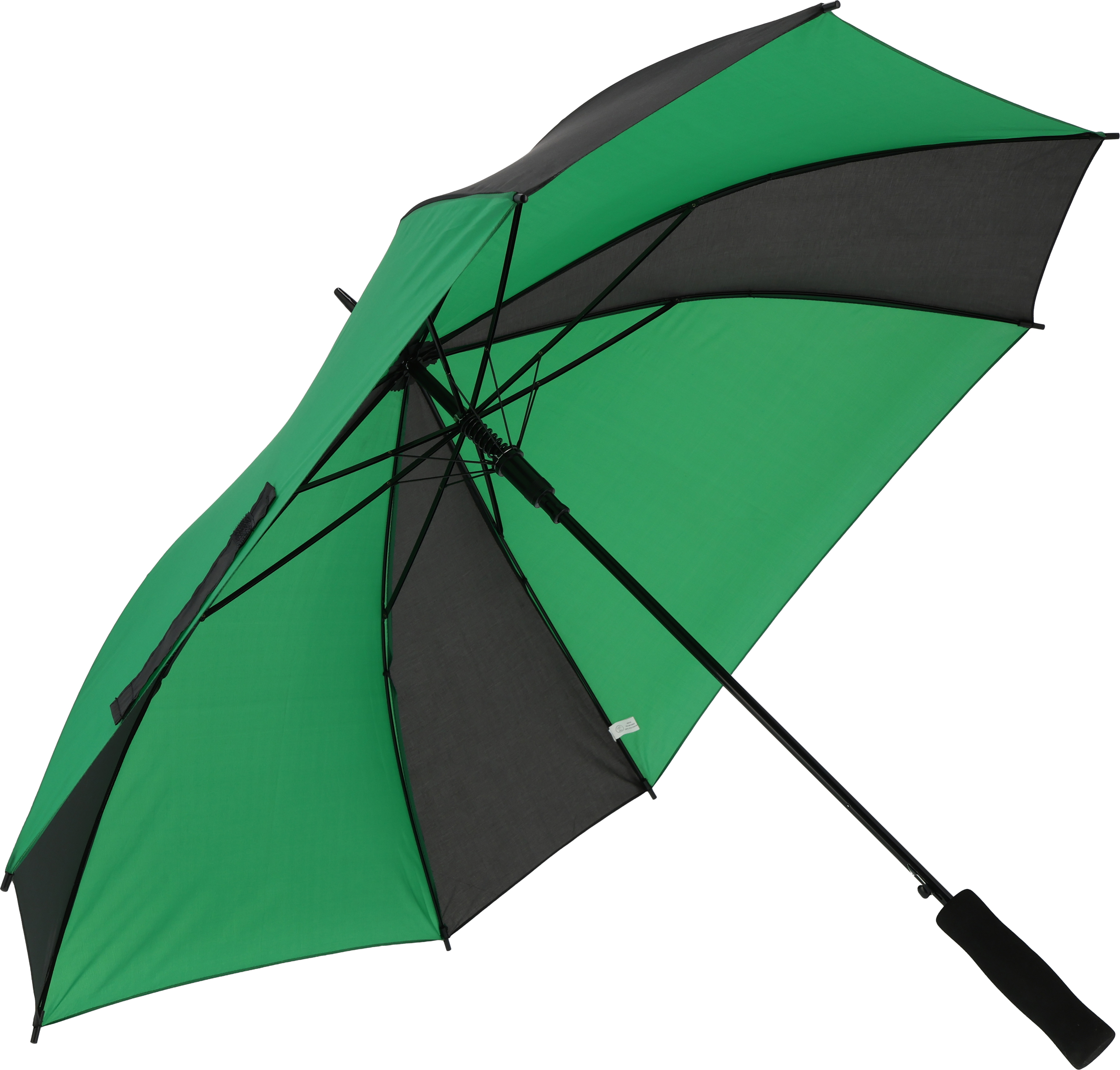 Parasol automatyczny 89 x 89 cm GHENT - z logo z własnym nadrukiem, kolor zielony