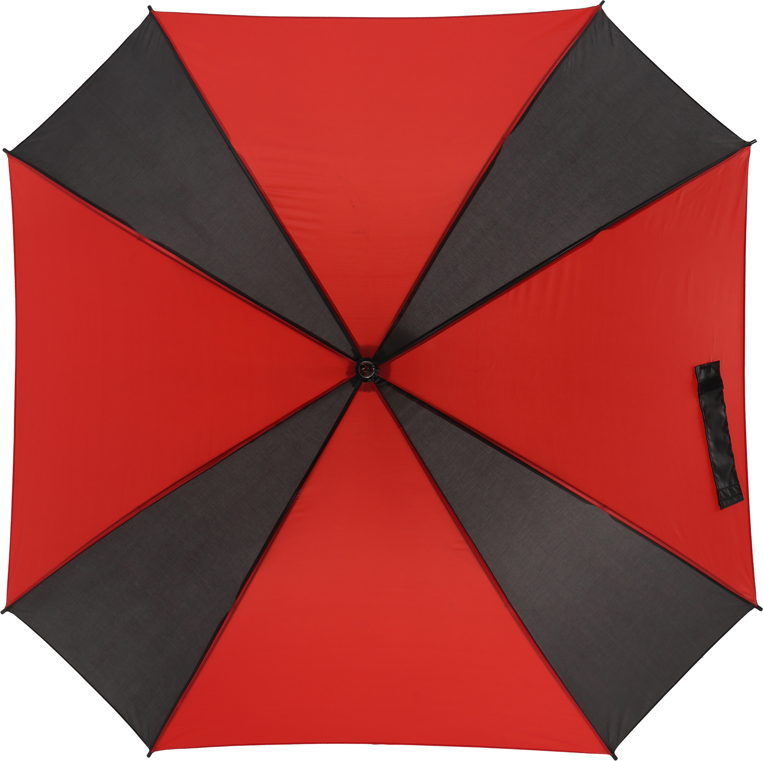 Parasol automatyczny 89 x 89 cm GHENT - z logo z własnym nadrukiem, kolor czerwony