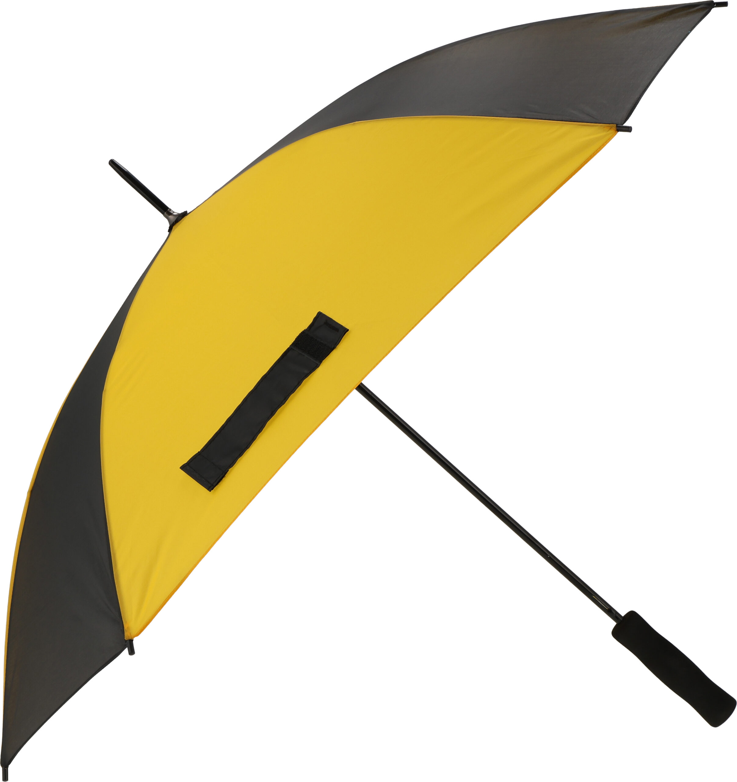 Parasol automatyczny 89 x 89 cm GHENT - z logo z własnym nadrukiem, kolor żółty