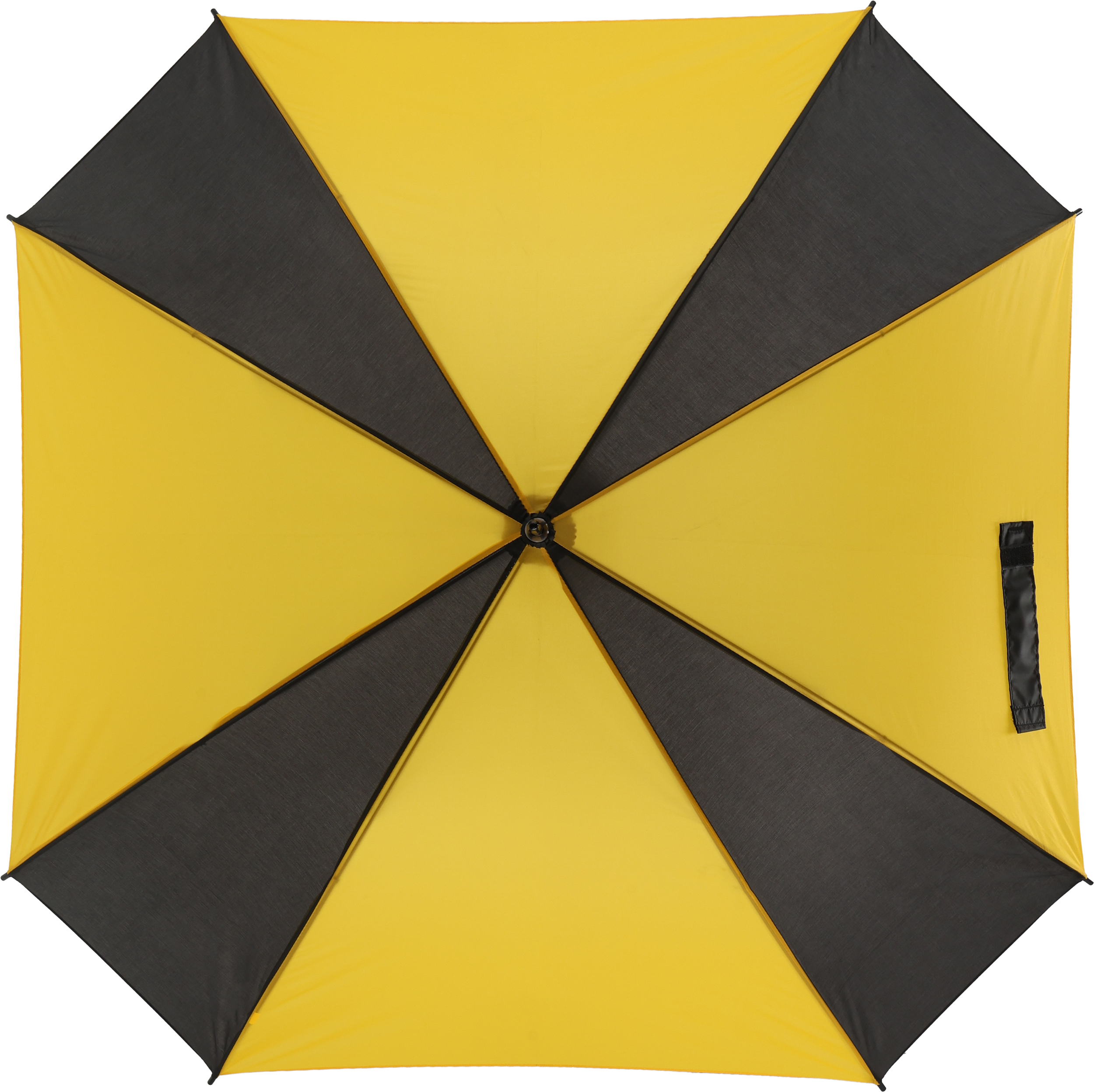 Parasol automatyczny 89 x 89 cm GHENT - z logo z własnym nadrukiem, kolor żółty