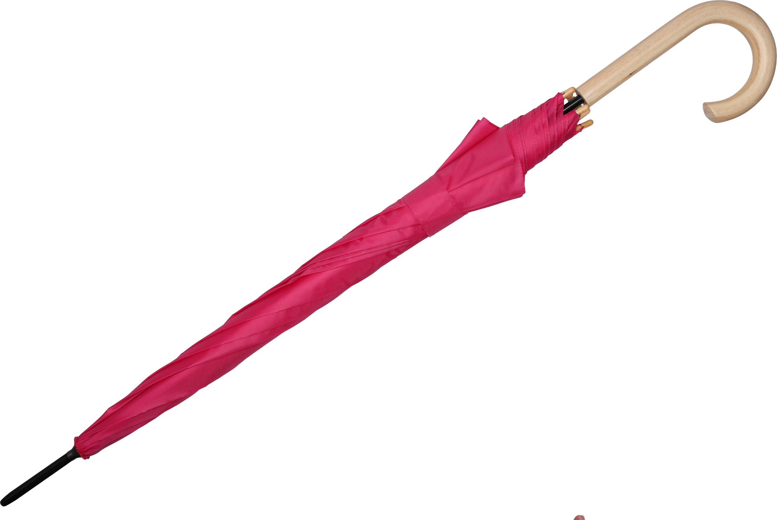 Parasol automatyczny Ø106 cm STOCKPORT - z logo z własnym nadrukiem, kolor różowy